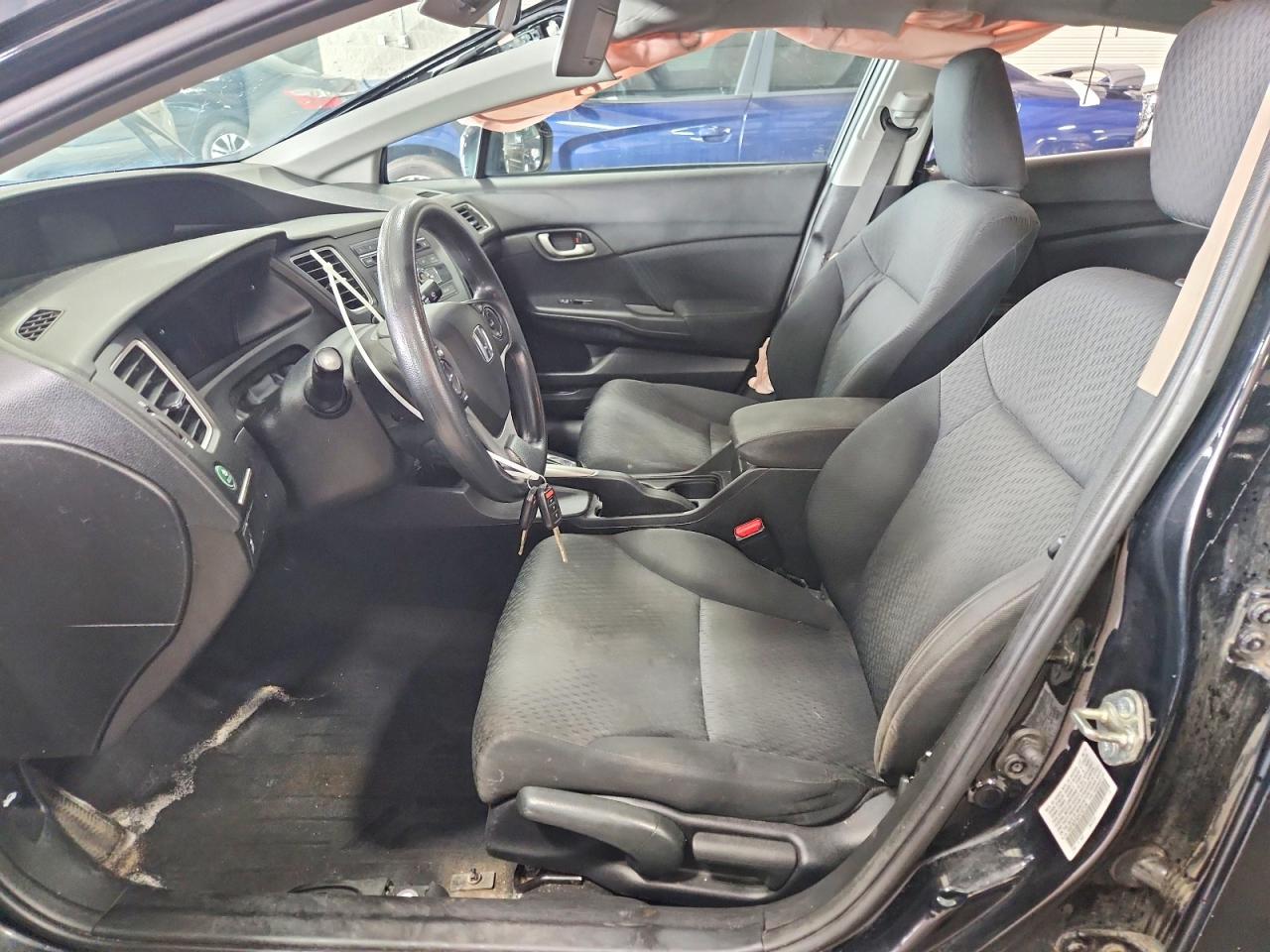 2015 Honda Civic Lx Black vin: 19XFB2F52FE107134