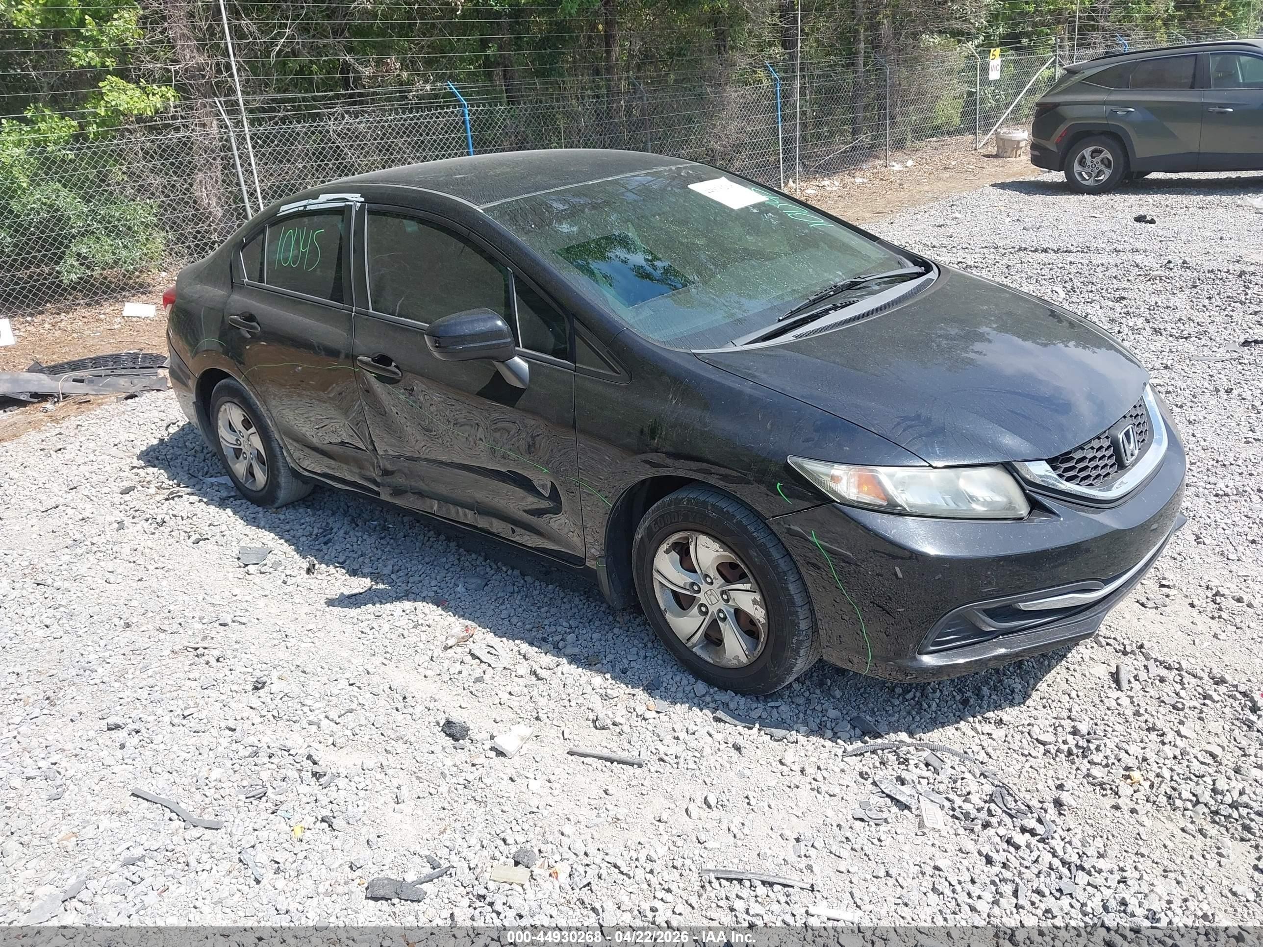 2015 Honda Civic Lx Black vin: 19XFB2F52FE115265