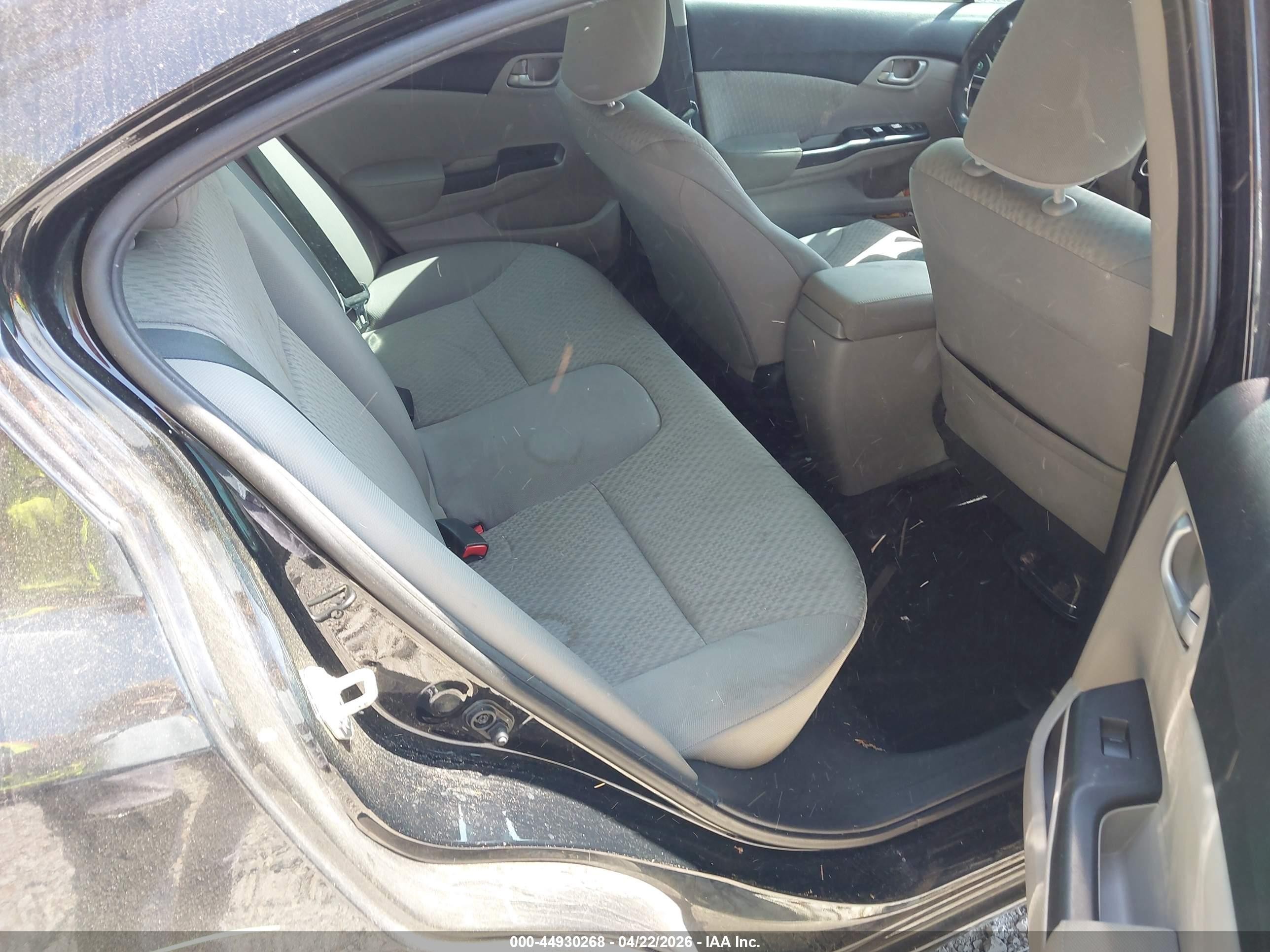 2015 Honda Civic Lx Black vin: 19XFB2F52FE115265