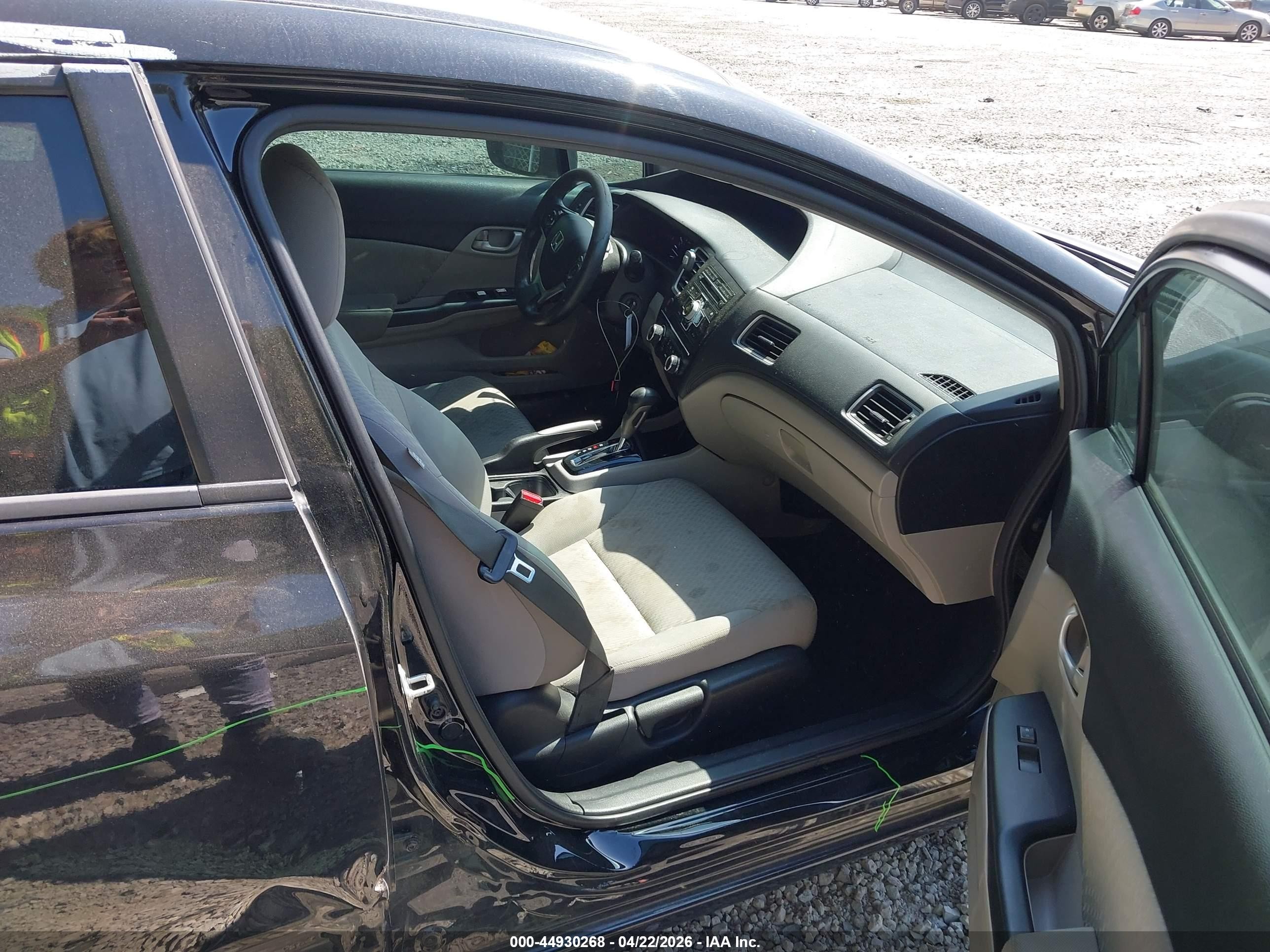2015 Honda Civic Lx Black vin: 19XFB2F52FE115265