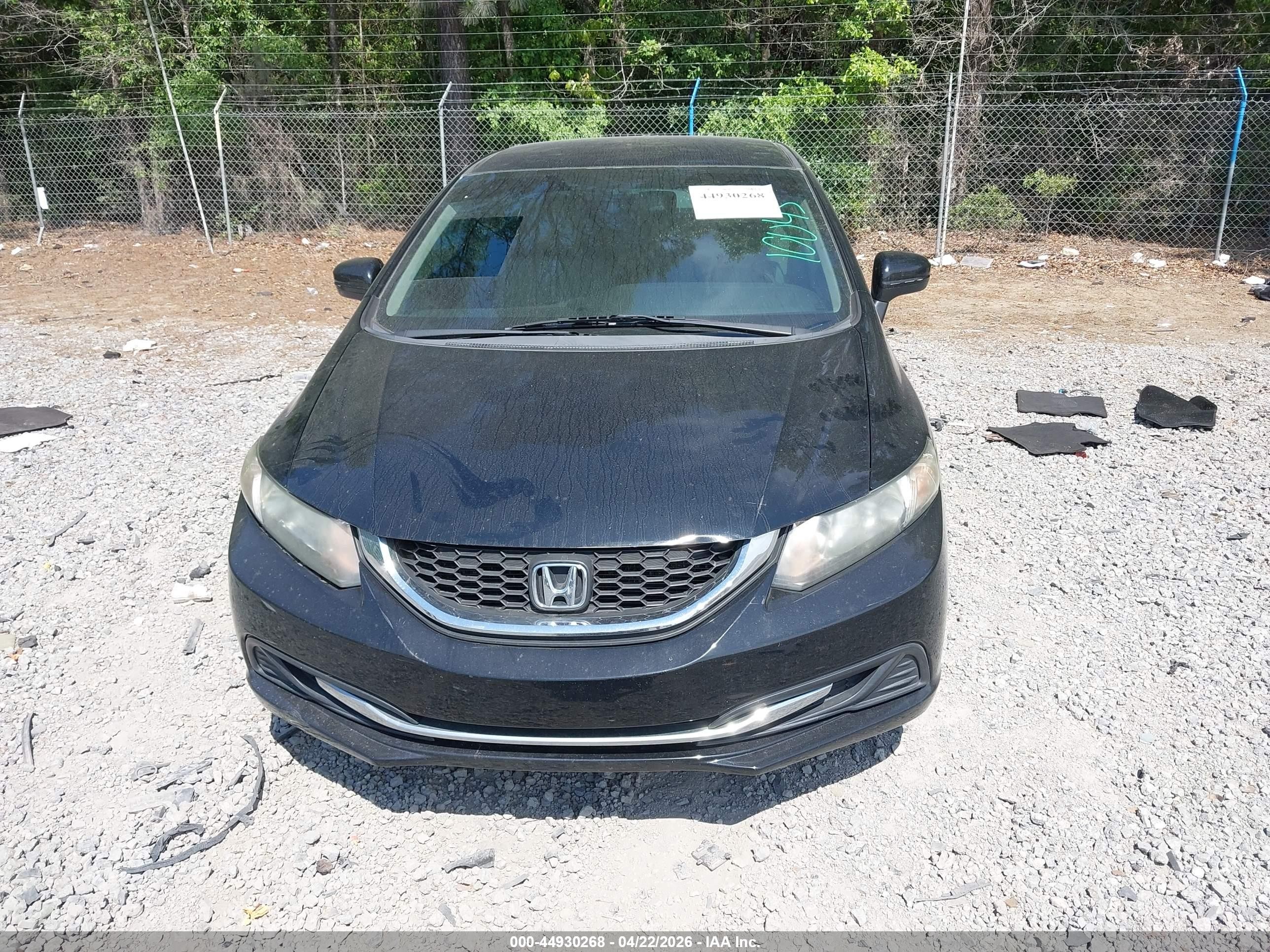 2015 Honda Civic Lx Black vin: 19XFB2F52FE115265