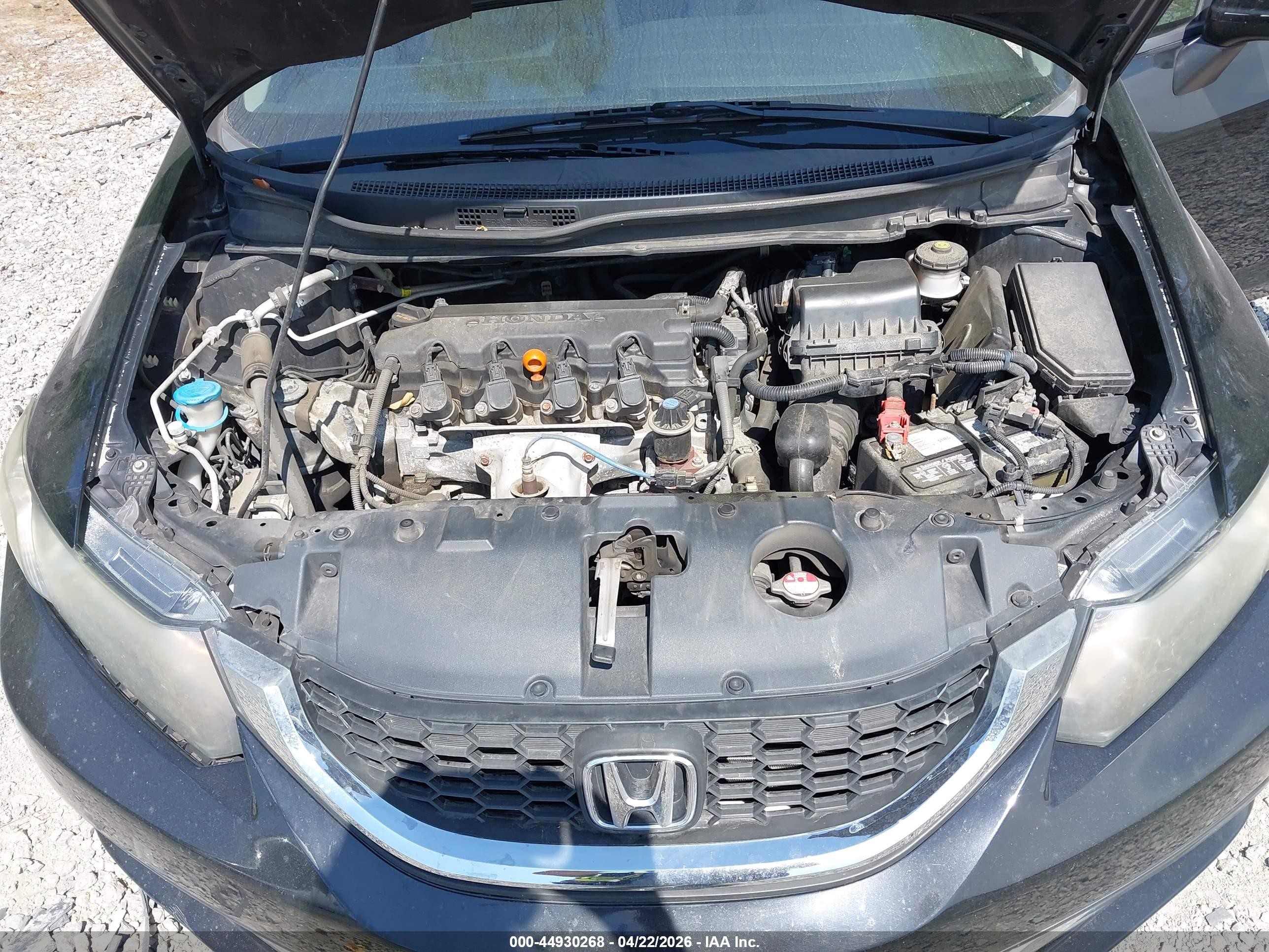 2015 Honda Civic Lx Black vin: 19XFB2F52FE115265