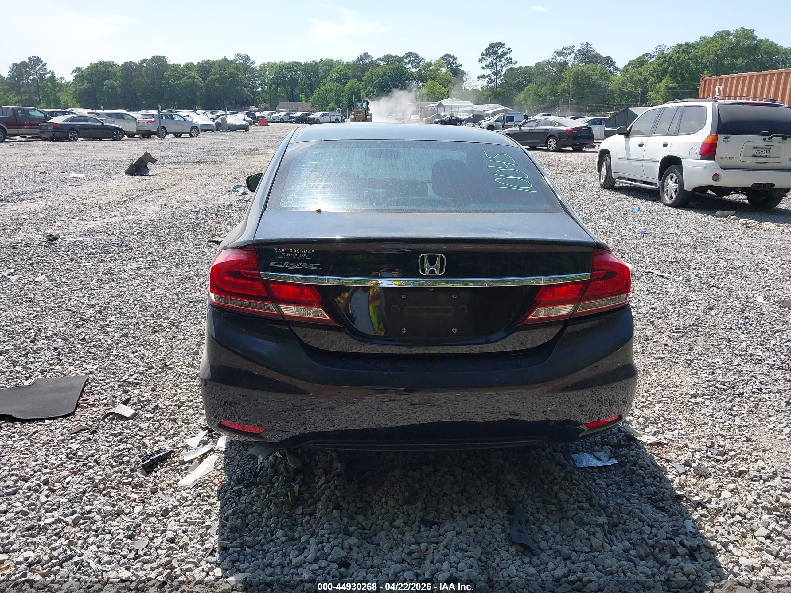 2015 Honda Civic Lx Black vin: 19XFB2F52FE115265