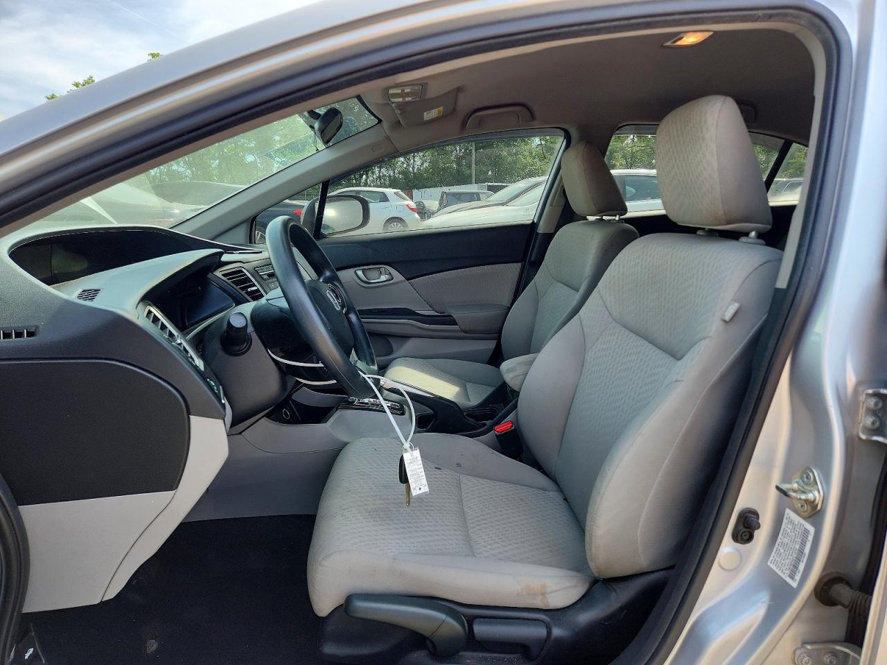 2015 Honda Civic Lx Silver vin: 19XFB2F52FE116707