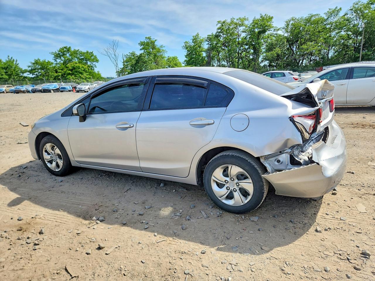 2015 Honda Civic Lx Silver vin: 19XFB2F52FE116707