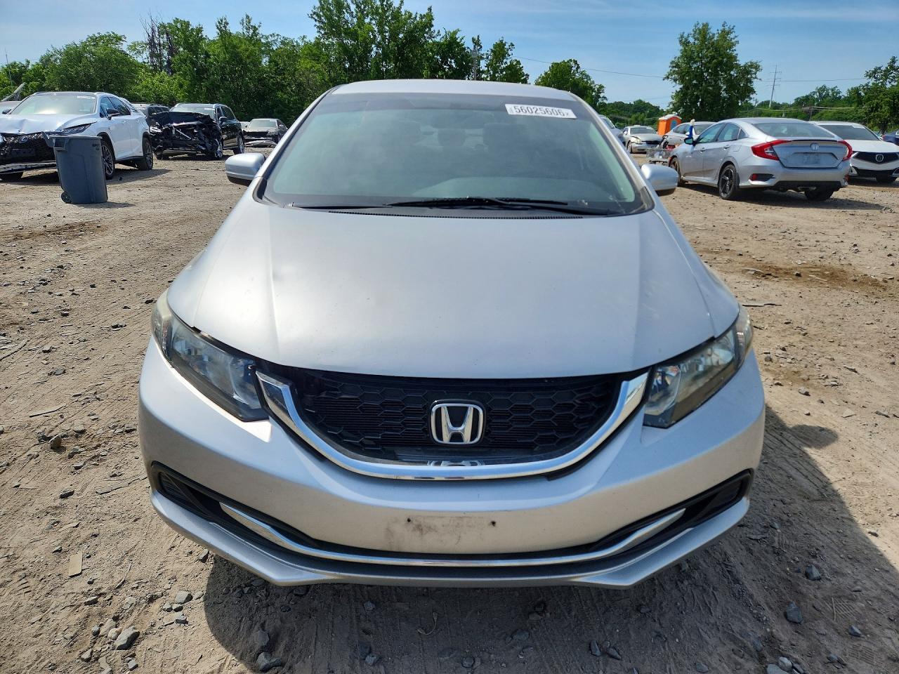 2015 Honda Civic Lx Silver vin: 19XFB2F52FE116707