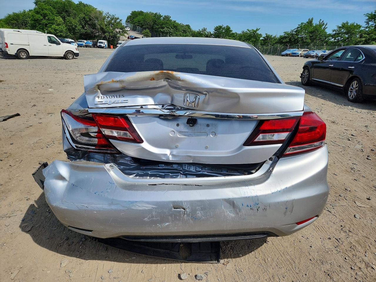 2015 Honda Civic Lx Silver vin: 19XFB2F52FE116707