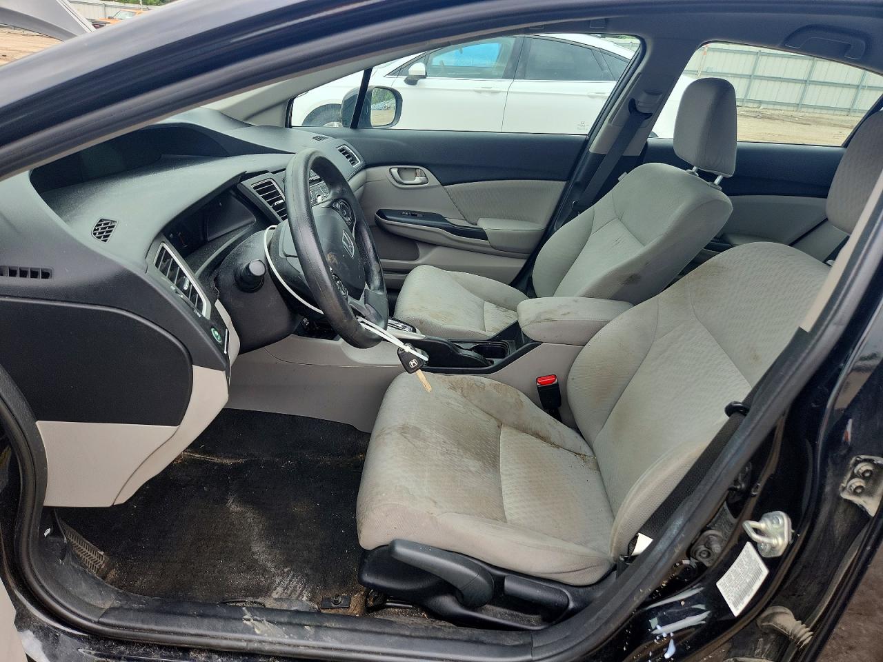 2015 Honda Civic Lx Black vin: 19XFB2F52FE117744