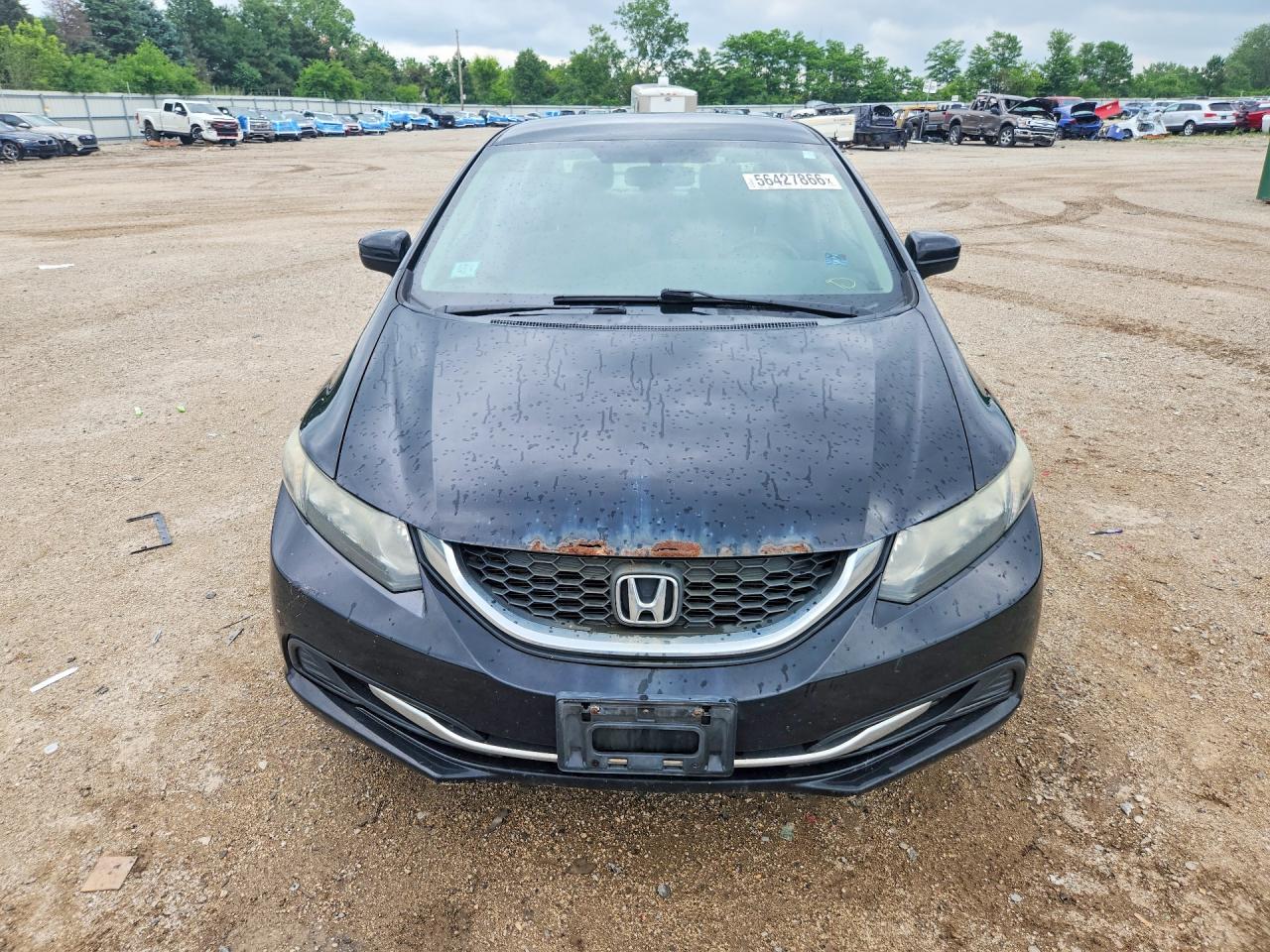 2015 Honda Civic Lx Black vin: 19XFB2F52FE117744