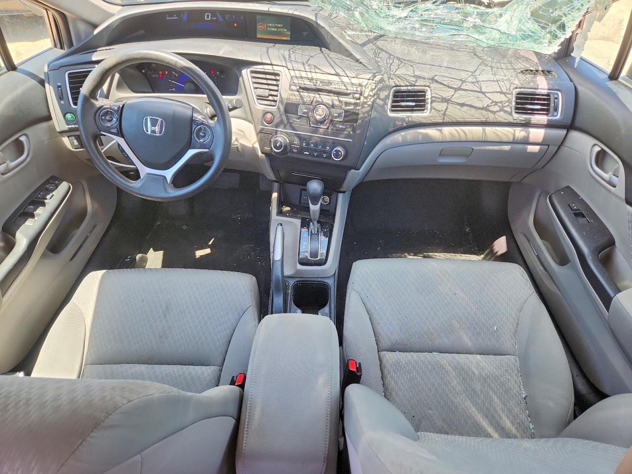 2015 Honda Civic Lx Gray vin: 19XFB2F52FE119767
