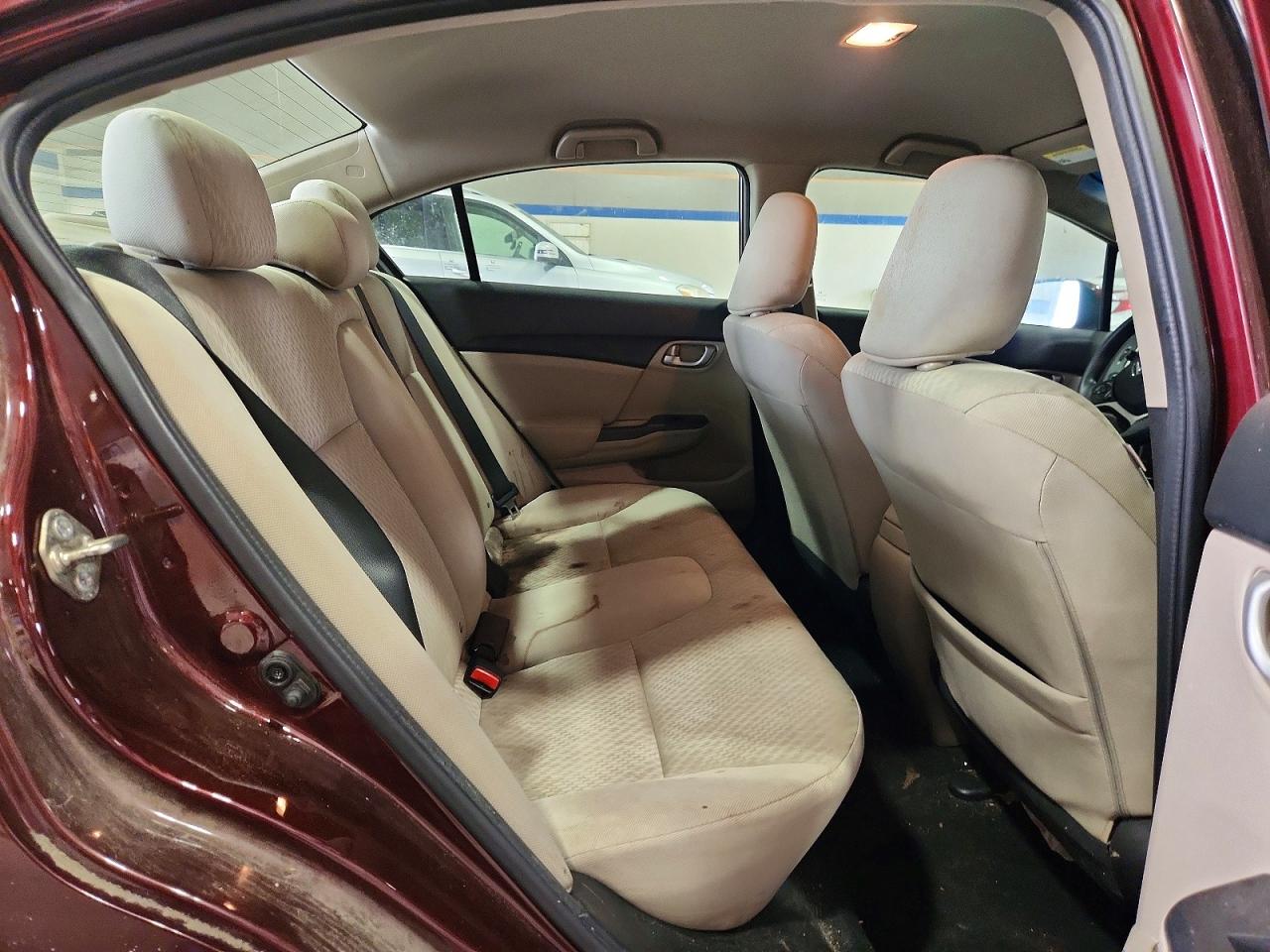 2015 Honda Civic Lx Темно-бордовый vin: 19XFB2F52FE200056