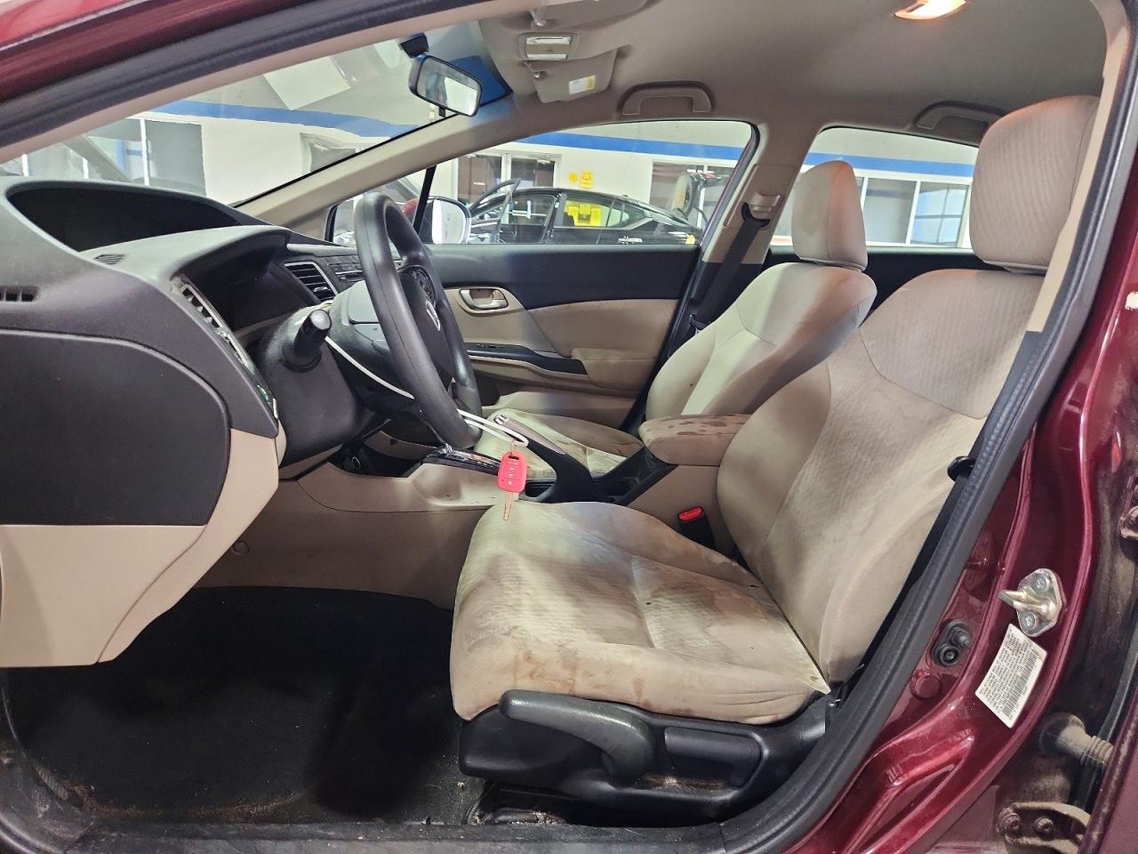 2015 Honda Civic Lx Темно-бордовый vin: 19XFB2F52FE200056