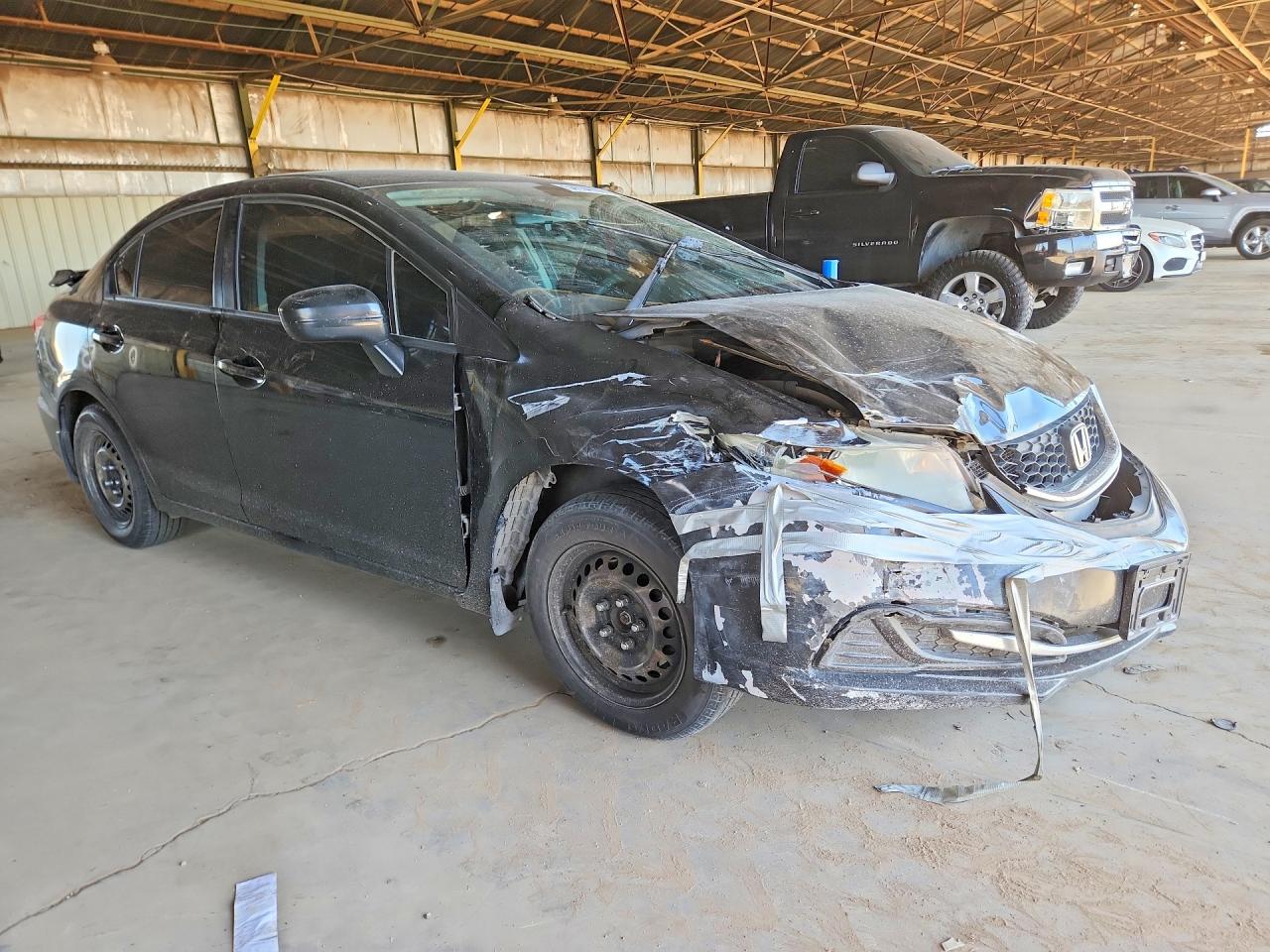 2015 Honda Civic Lx Черный vin: 19XFB2F52FE203958