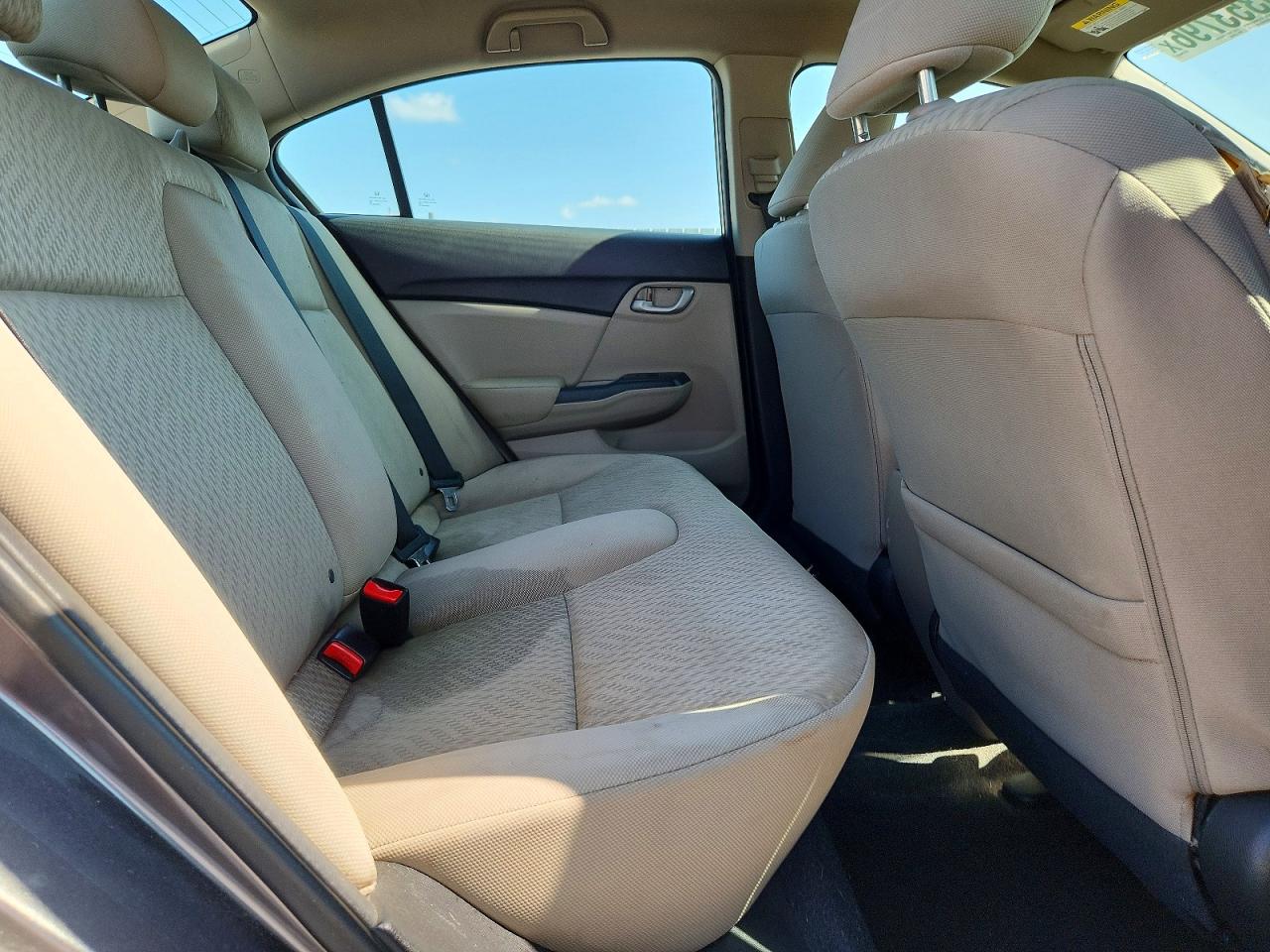 2015 Honda Civic Lx Gray vin: 19XFB2F52FE218430