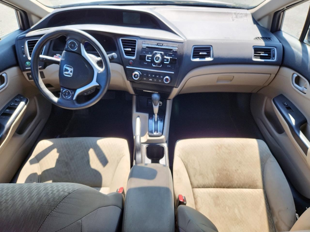 2015 Honda Civic Lx Gray vin: 19XFB2F52FE218430