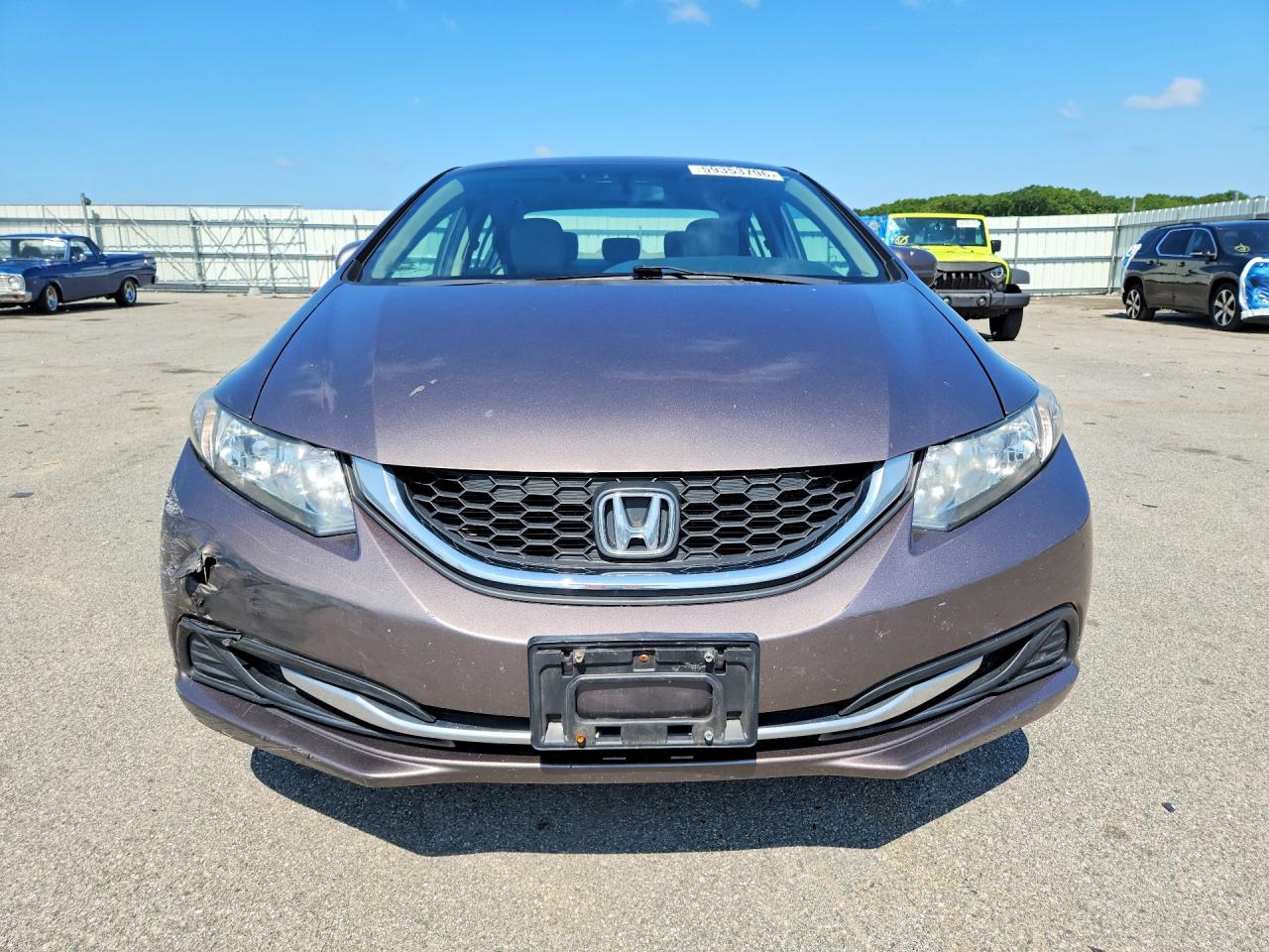 2015 Honda Civic Lx Gray vin: 19XFB2F52FE218430