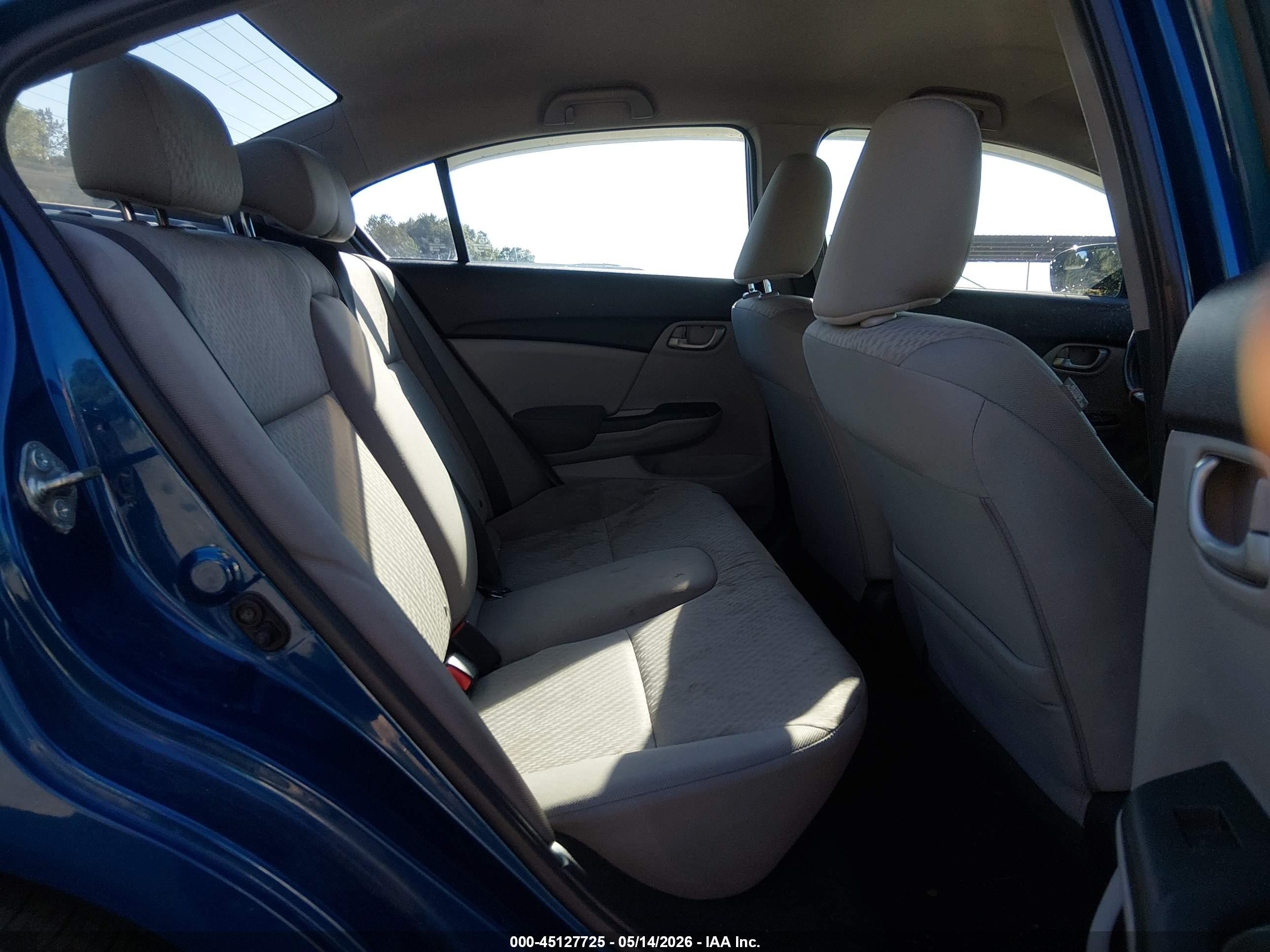 2015 Honda Civic Lx Синий vin: 19XFB2F52FE218735