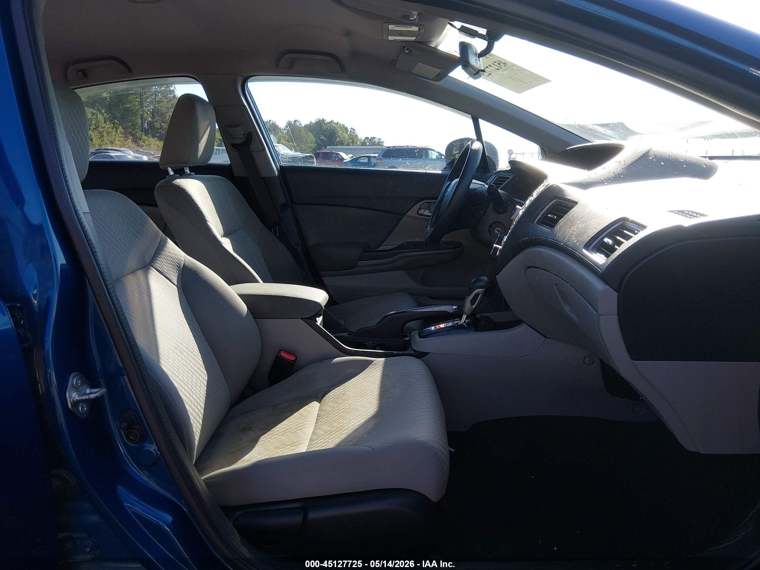 2015 Honda Civic Lx Синий vin: 19XFB2F52FE218735