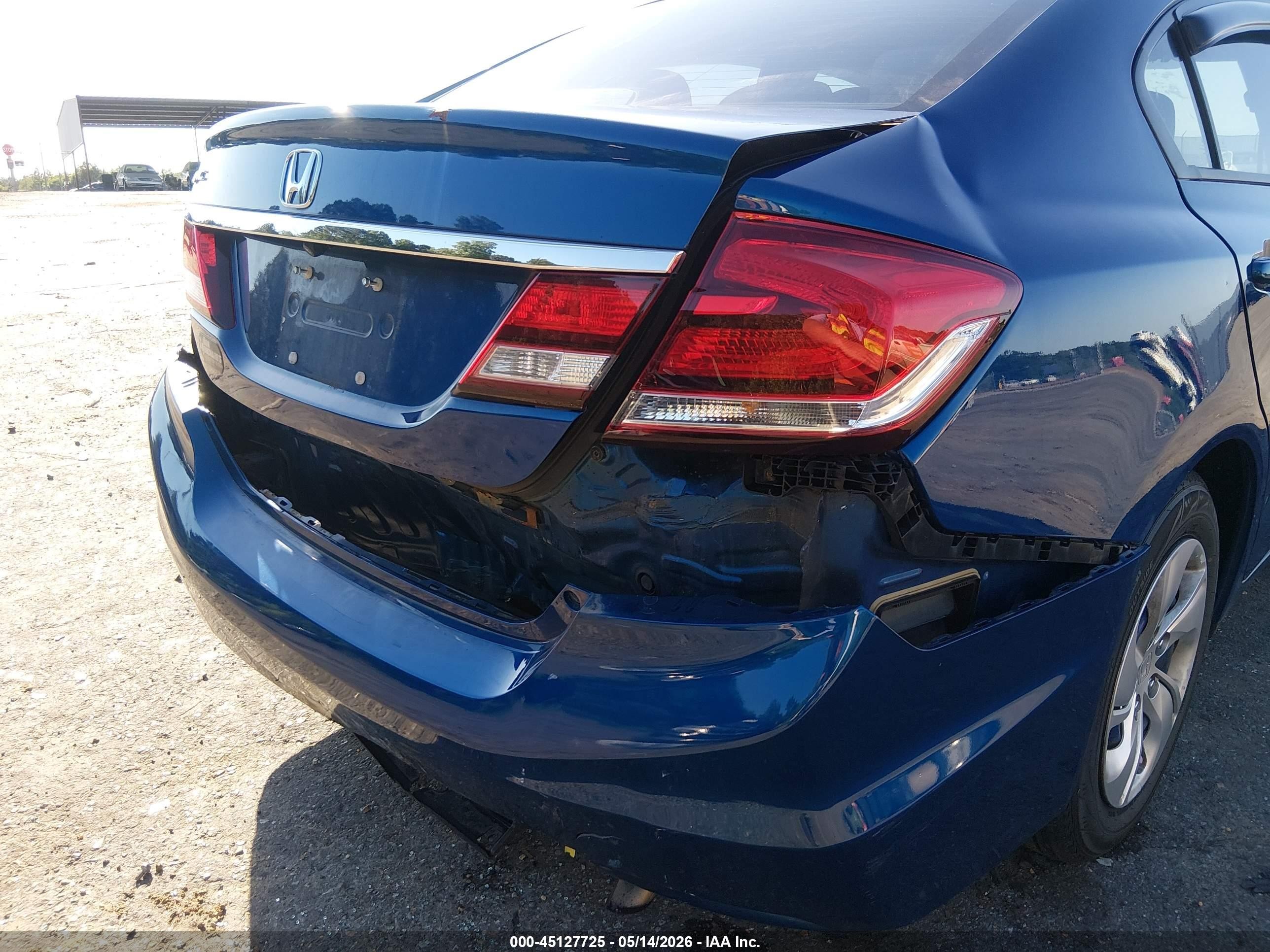 2015 Honda Civic Lx Синий vin: 19XFB2F52FE218735