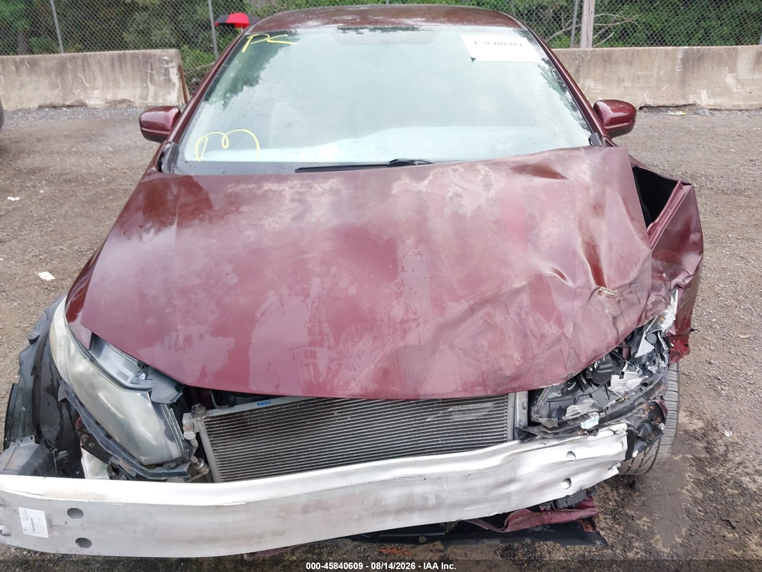 2015 Honda Civic Lx Бордовый vin: 19XFB2F52FE222476