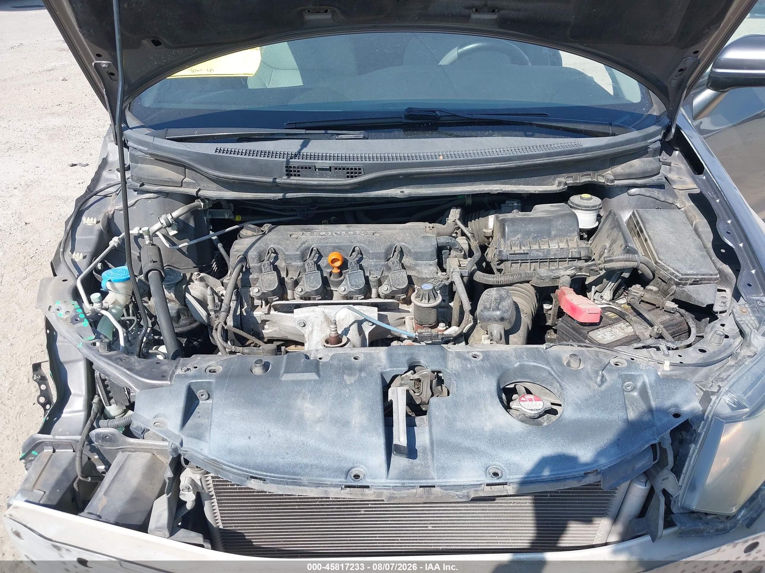 2015 Honda Civic Lx Gray vin: 19XFB2F52FE223174