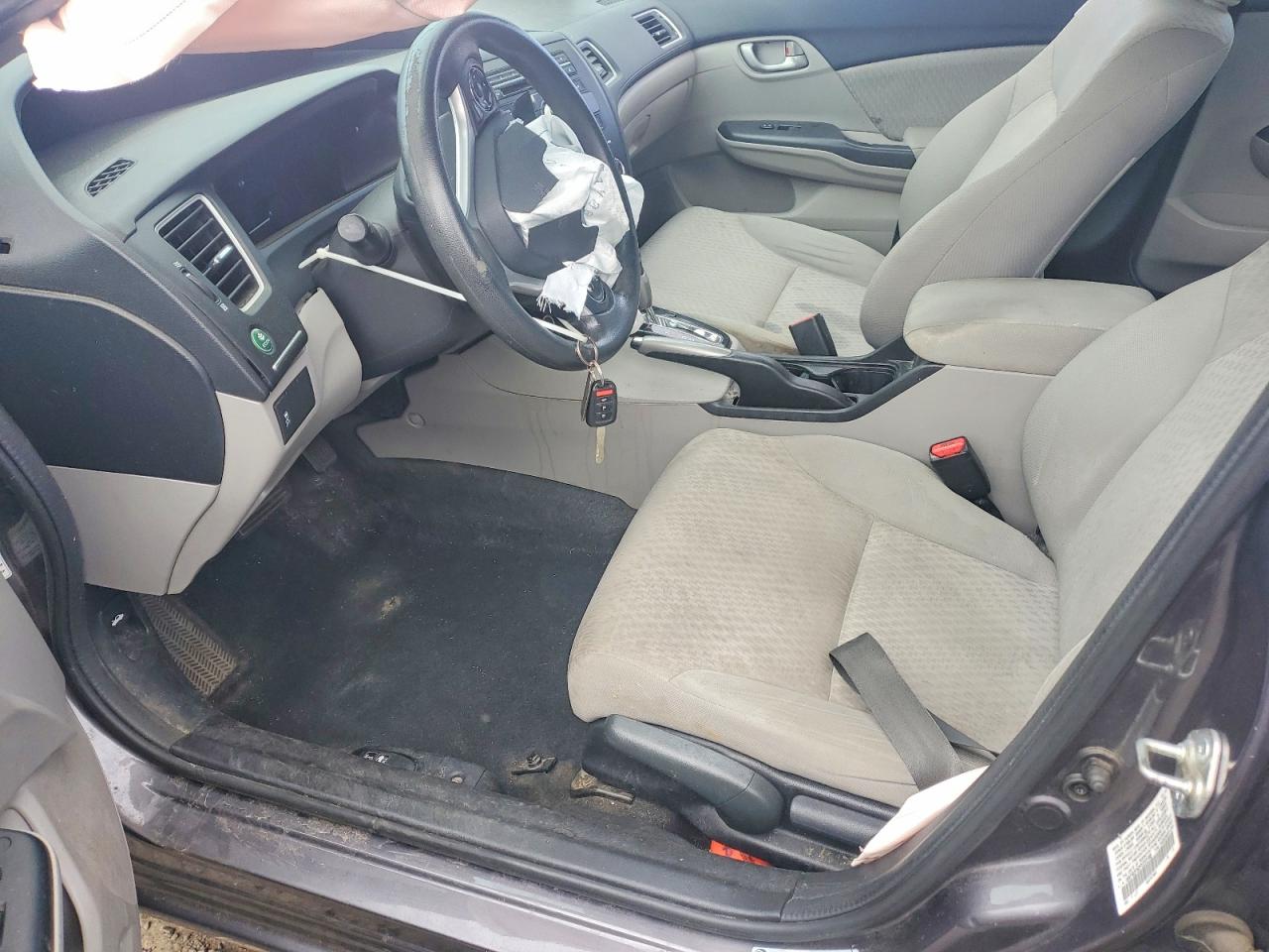 2015 Honda Civic Lx Gray vin: 19XFB2F52FE223188