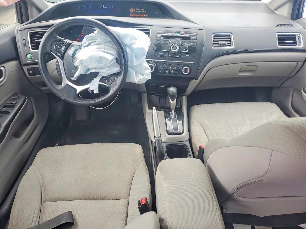 2015 Honda Civic Lx Gray vin: 19XFB2F52FE223188