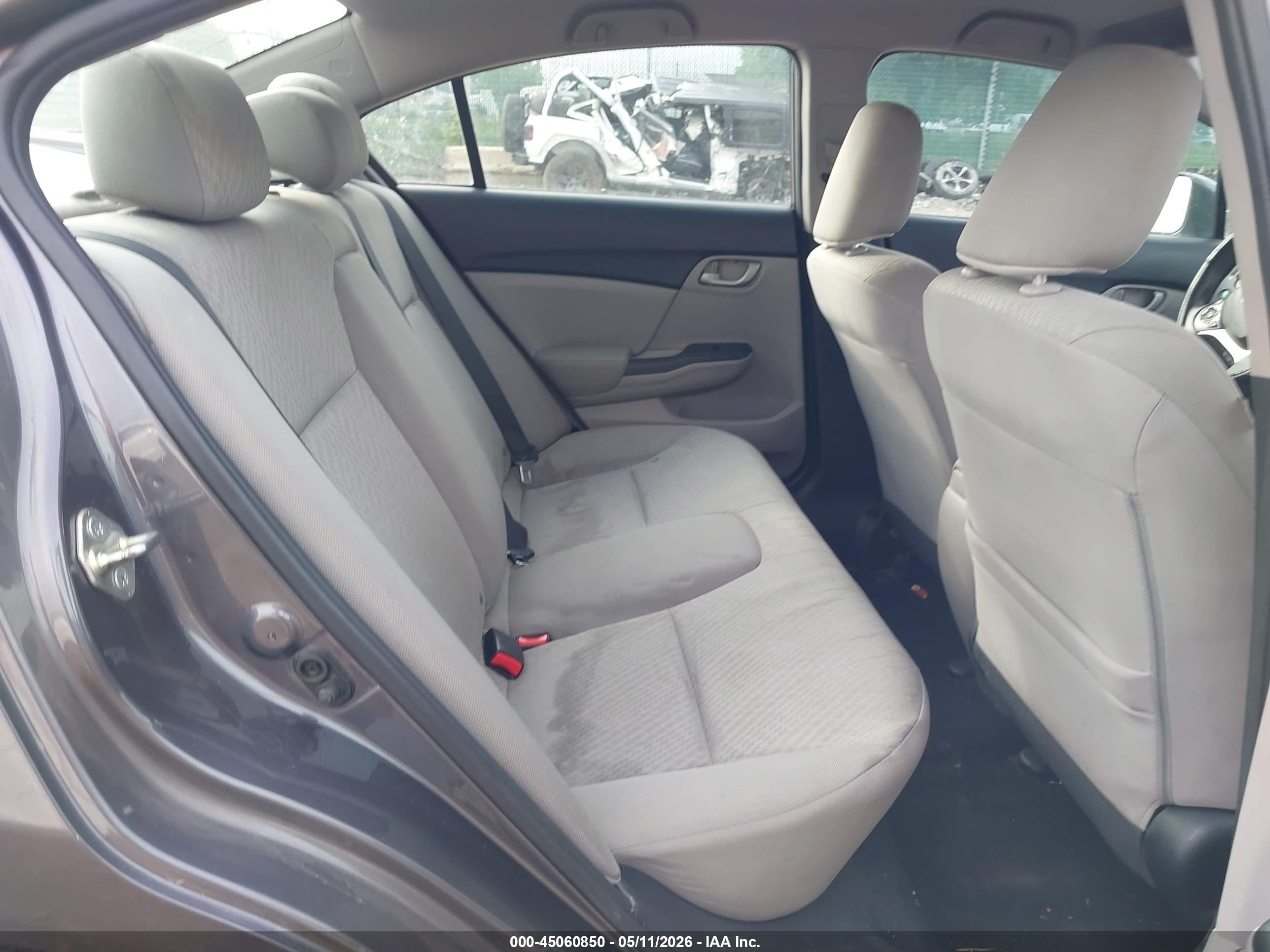 2015 Honda Civic Lx Gray vin: 19XFB2F52FE235227