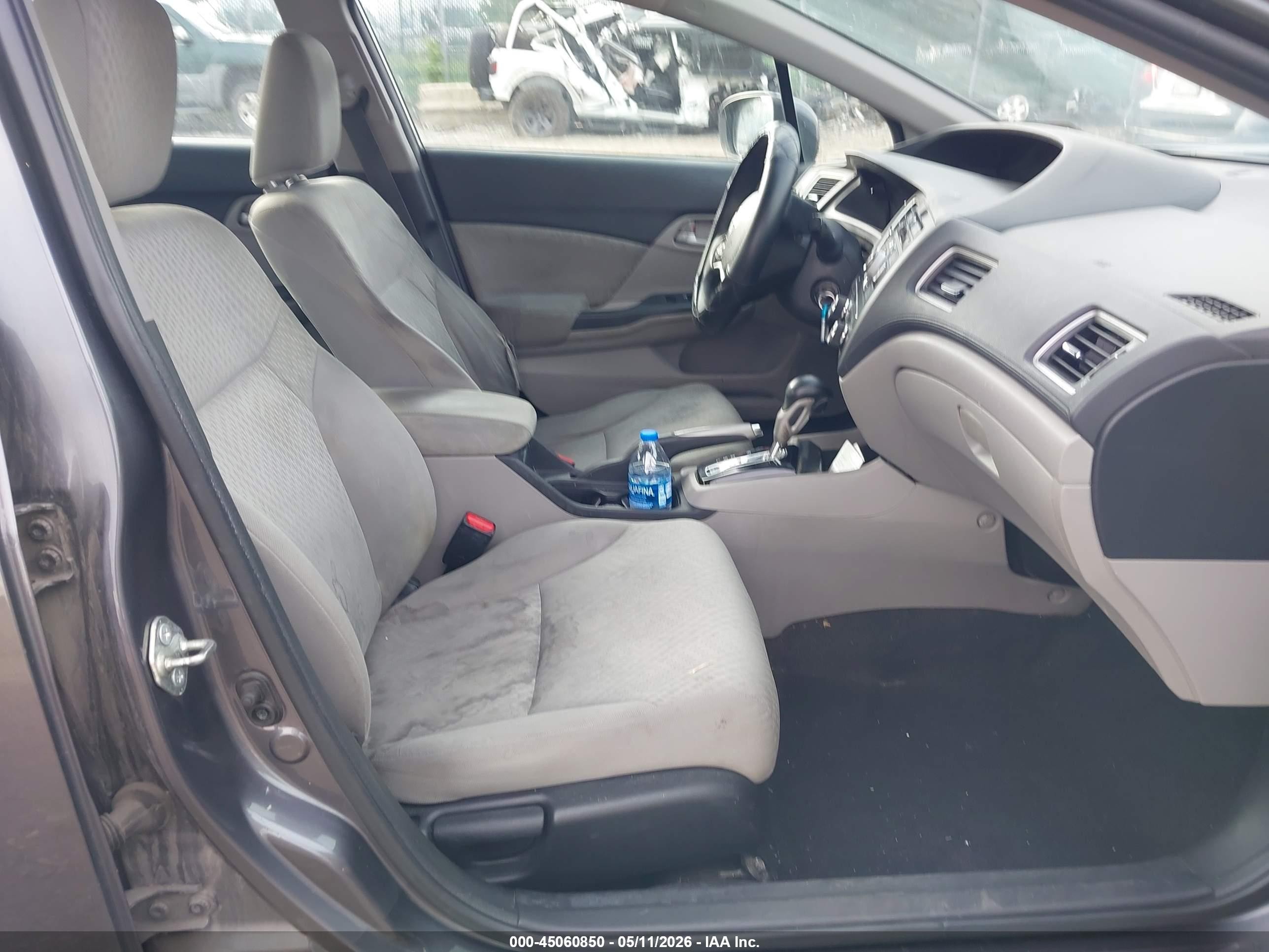 2015 Honda Civic Lx Gray vin: 19XFB2F52FE235227