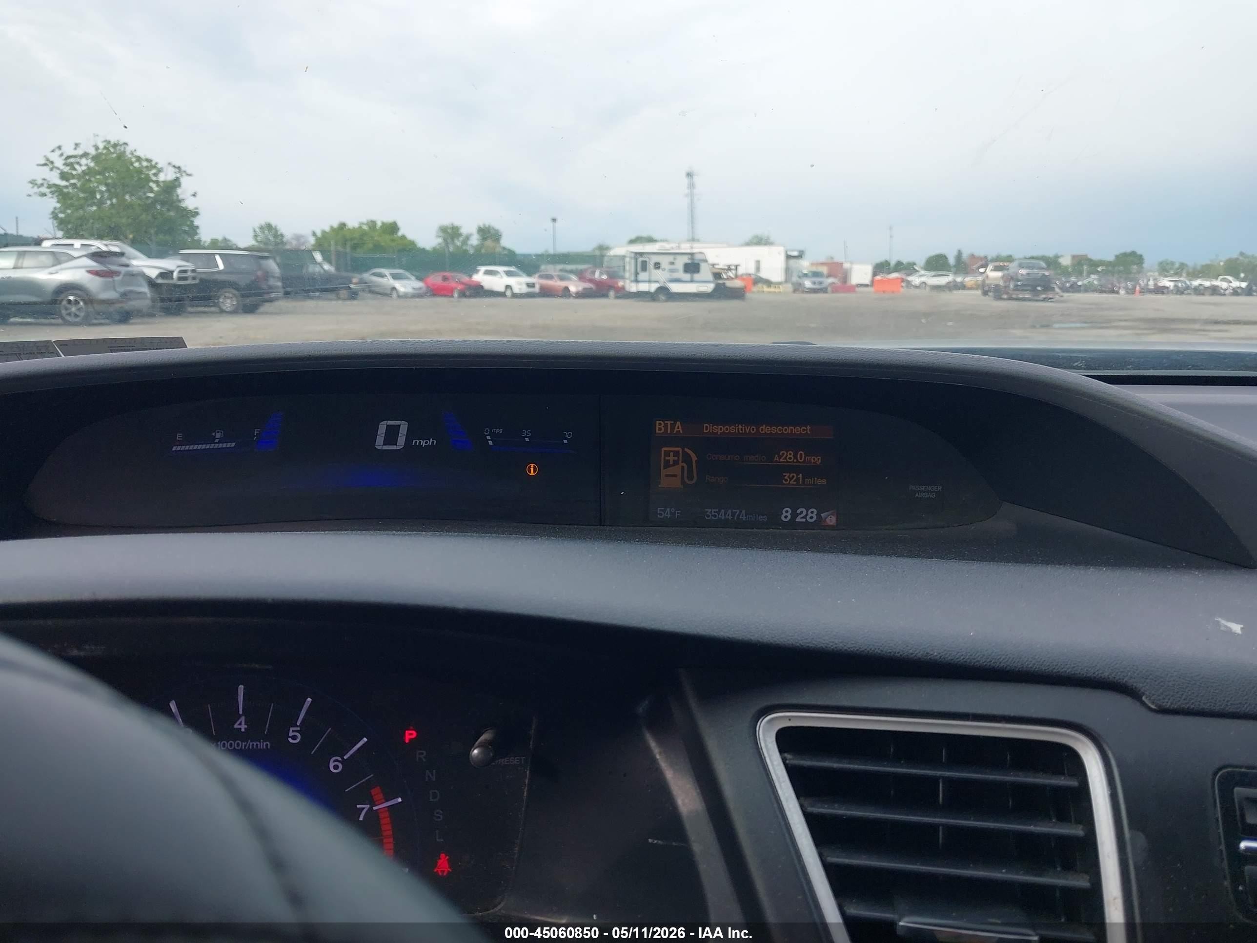 2015 Honda Civic Lx Gray vin: 19XFB2F52FE235227
