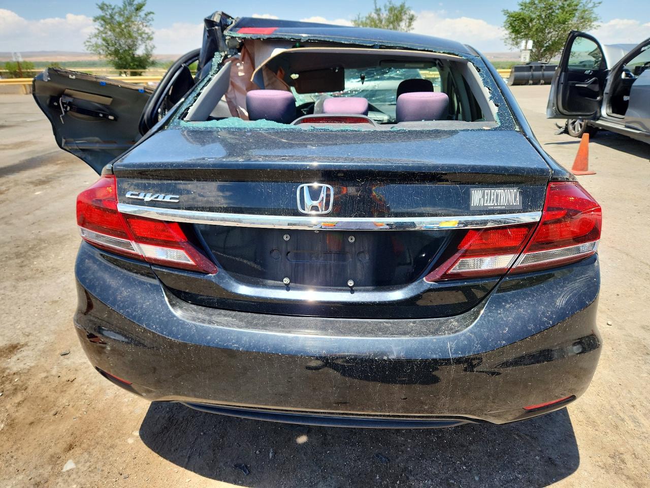 2015 Honda Civic Lx Black vin: 19XFB2F52FE250181