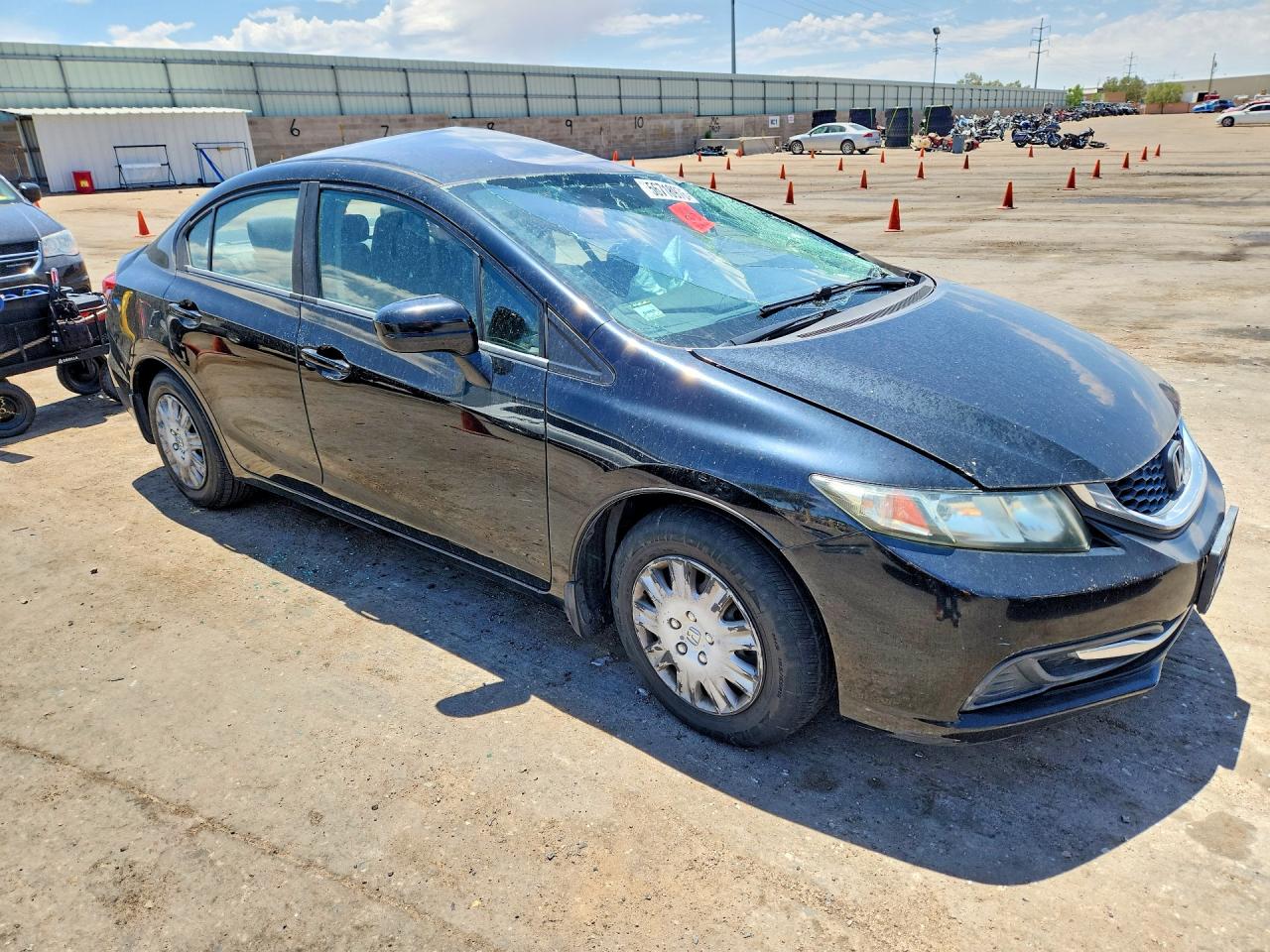 2015 Honda Civic Lx Black vin: 19XFB2F52FE250181