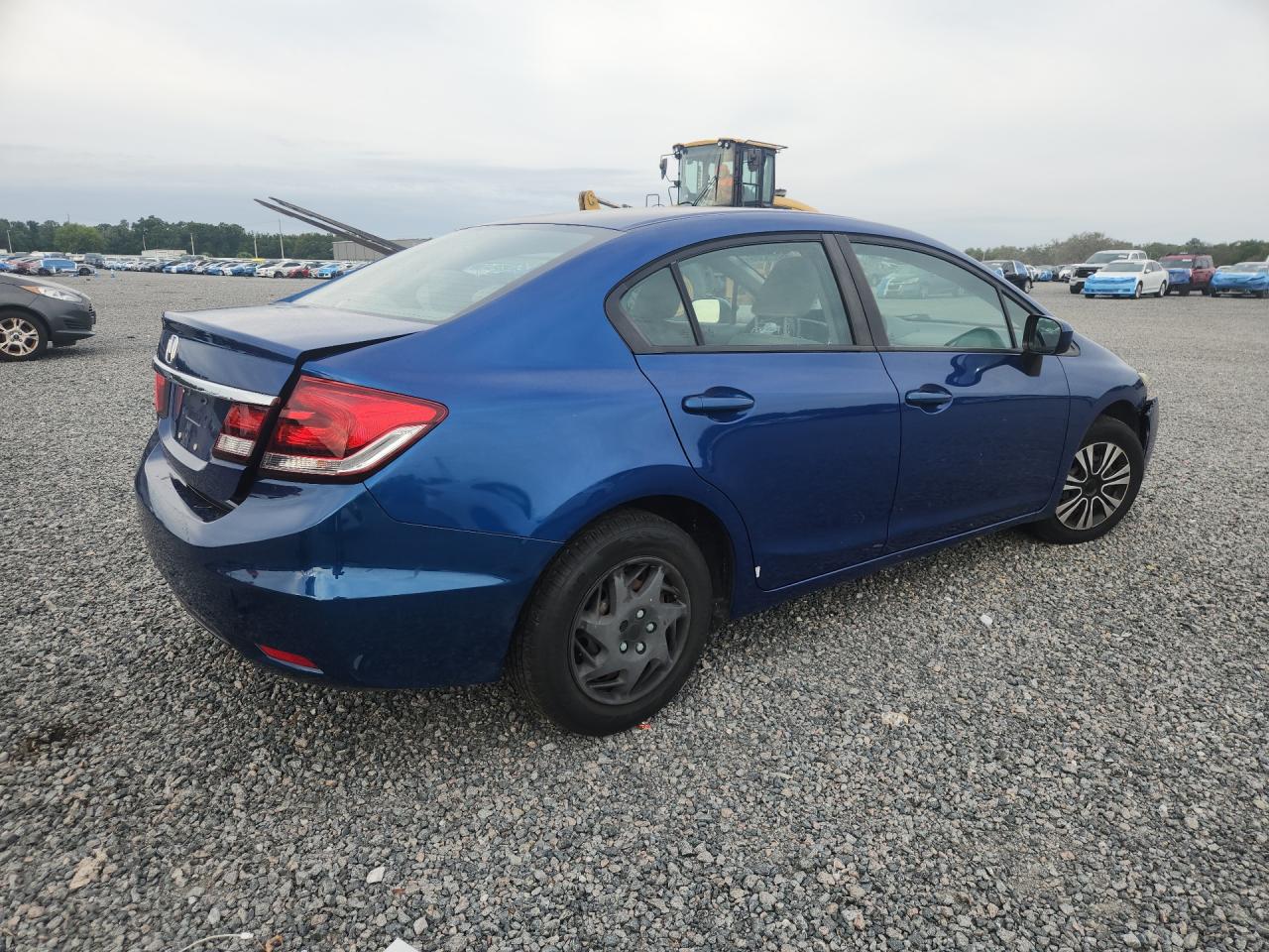 2015 Honda Civic Lx Blue vin: 19XFB2F52FE269815