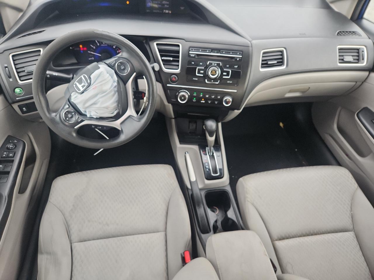 2015 Honda Civic Lx Blue vin: 19XFB2F52FE269815