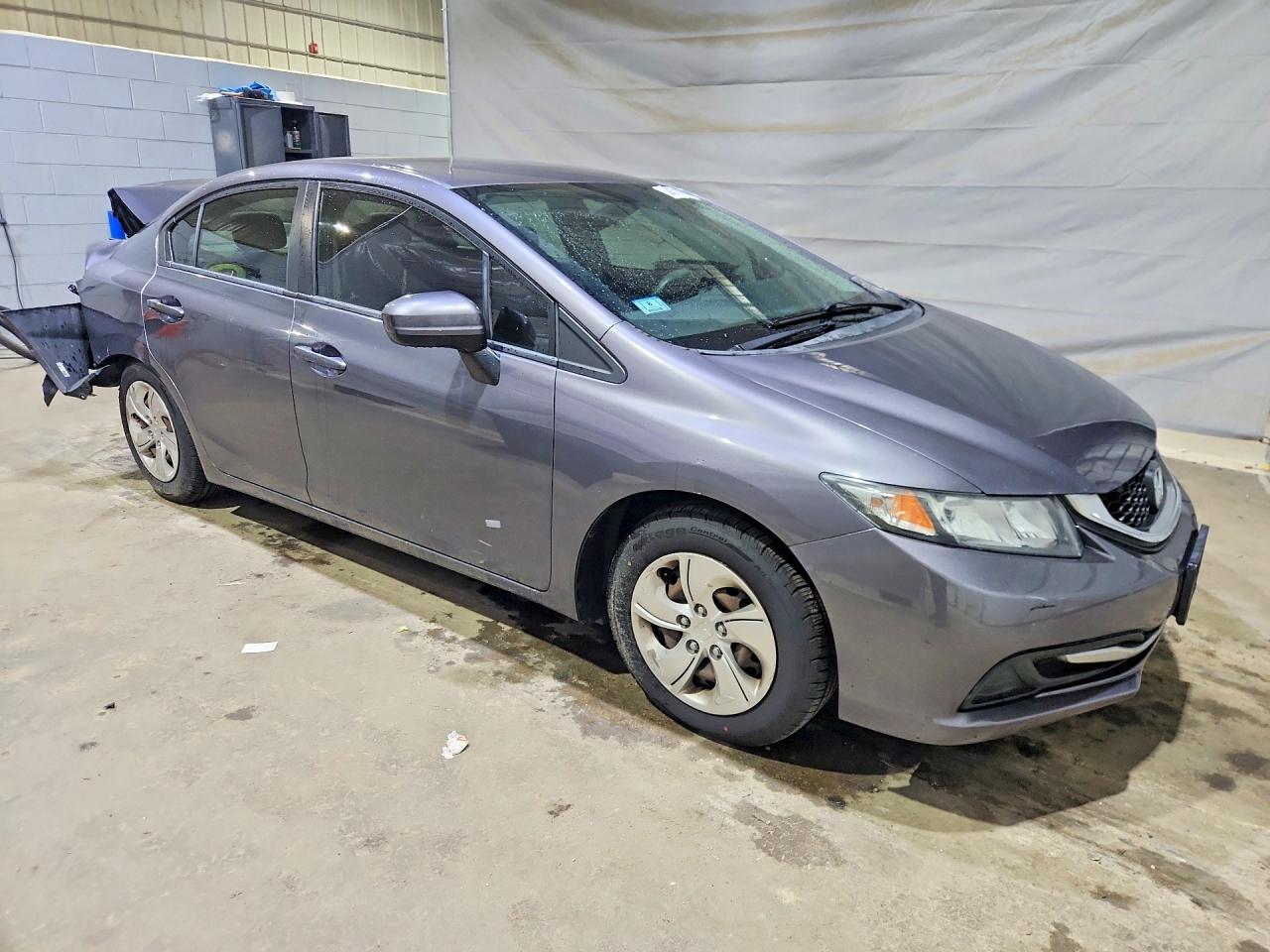2015 Honda Civic Lx Gray vin: 19XFB2F52FE276280