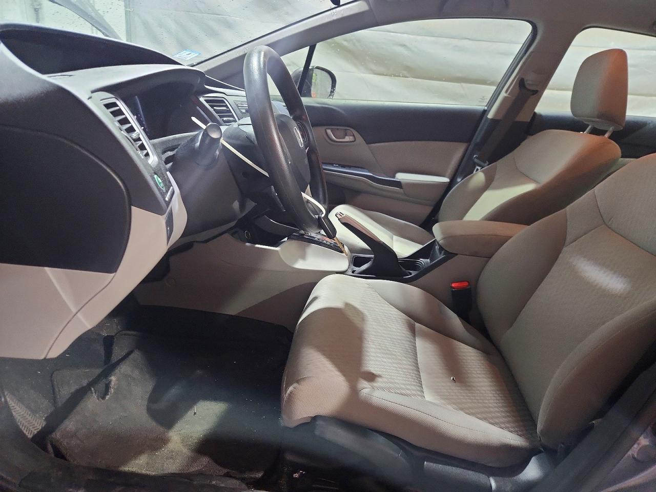 2015 Honda Civic Lx Gray vin: 19XFB2F52FE276280