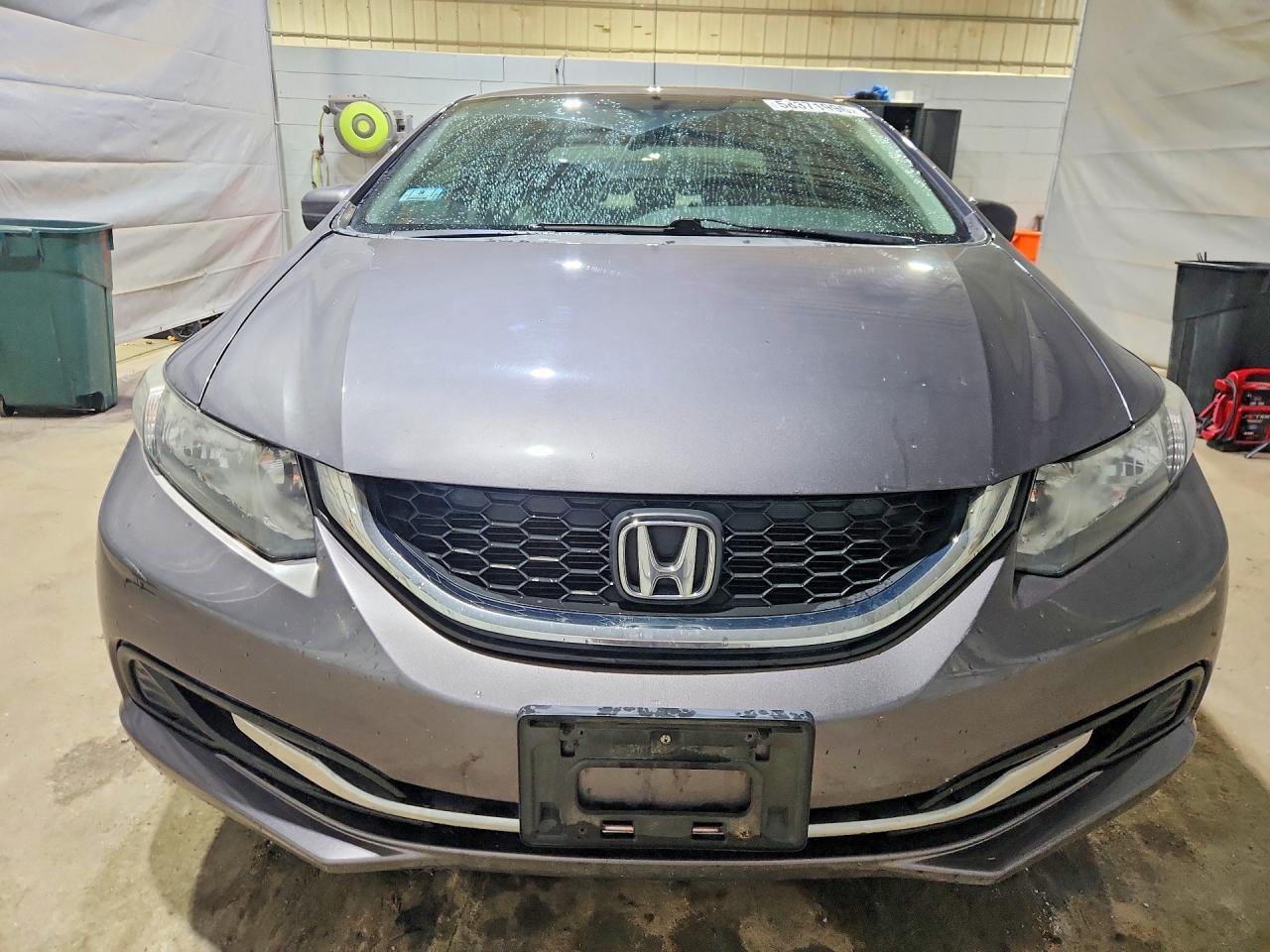 2015 Honda Civic Lx Gray vin: 19XFB2F52FE276280