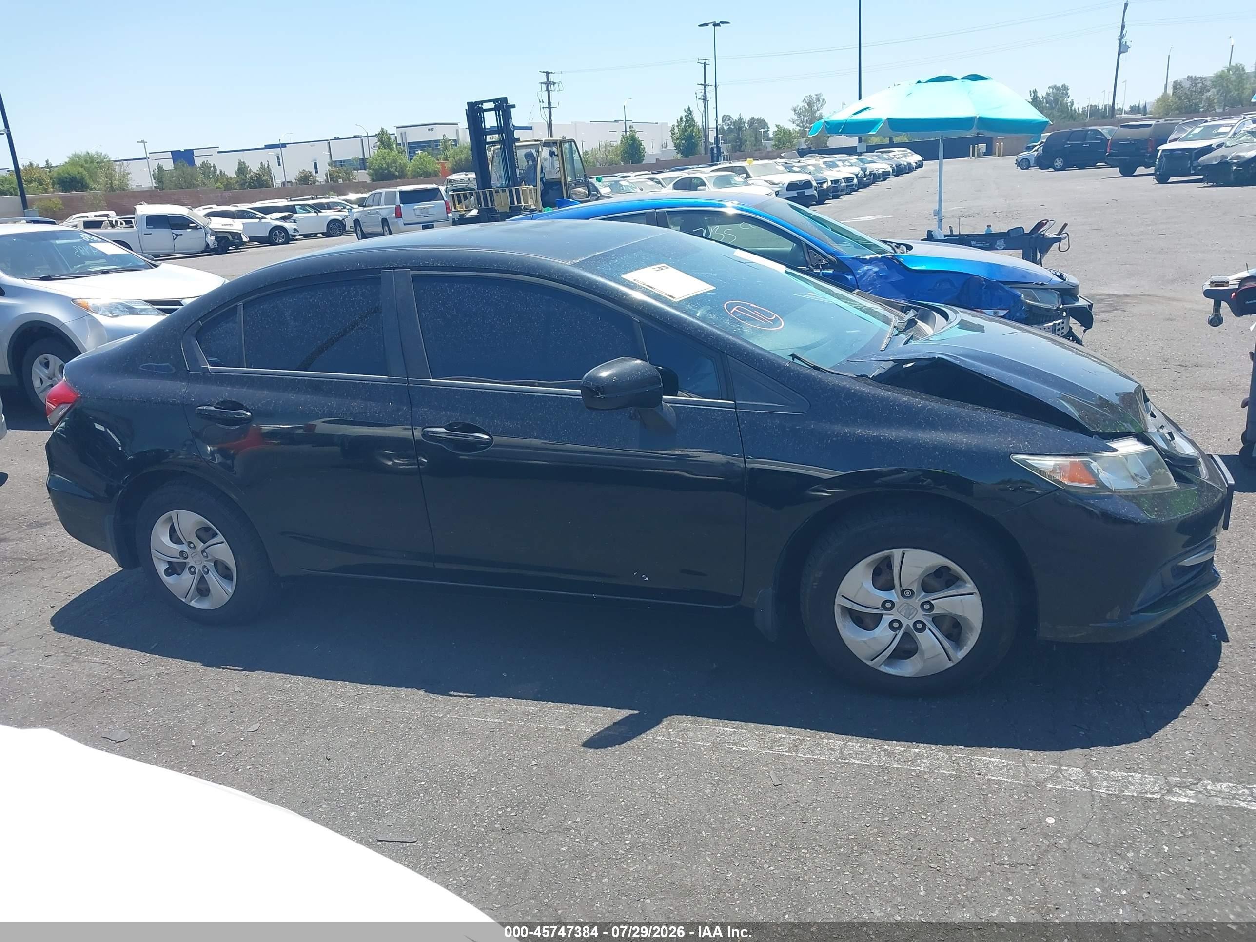 2015 Honda Civic Lx Black vin: 19XFB2F52FE278384