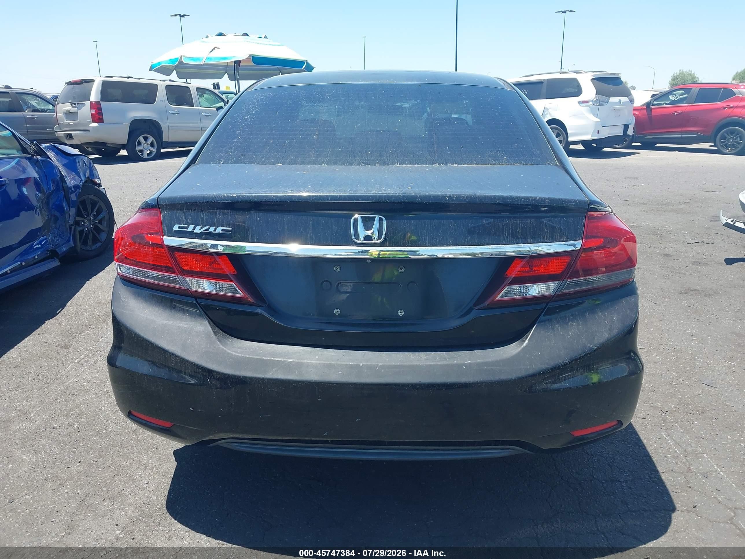 2015 Honda Civic Lx Black vin: 19XFB2F52FE278384