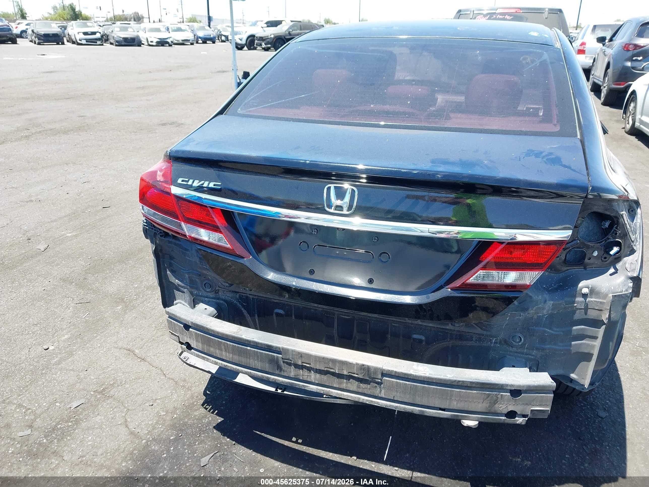 2015 Honda Civic Lx Black vin: 19XFB2F52FE704719