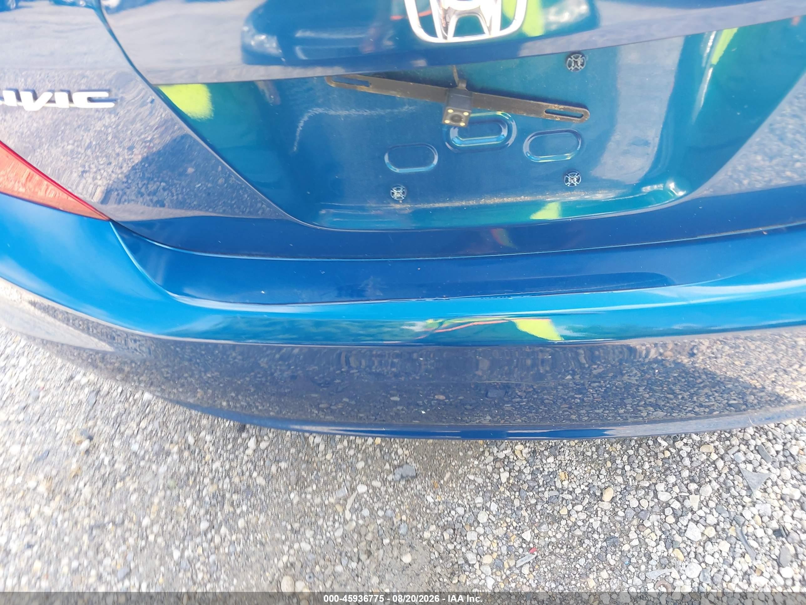 2012 Honda Civic Lx Blue vin: 19XFB2F53CE001349
