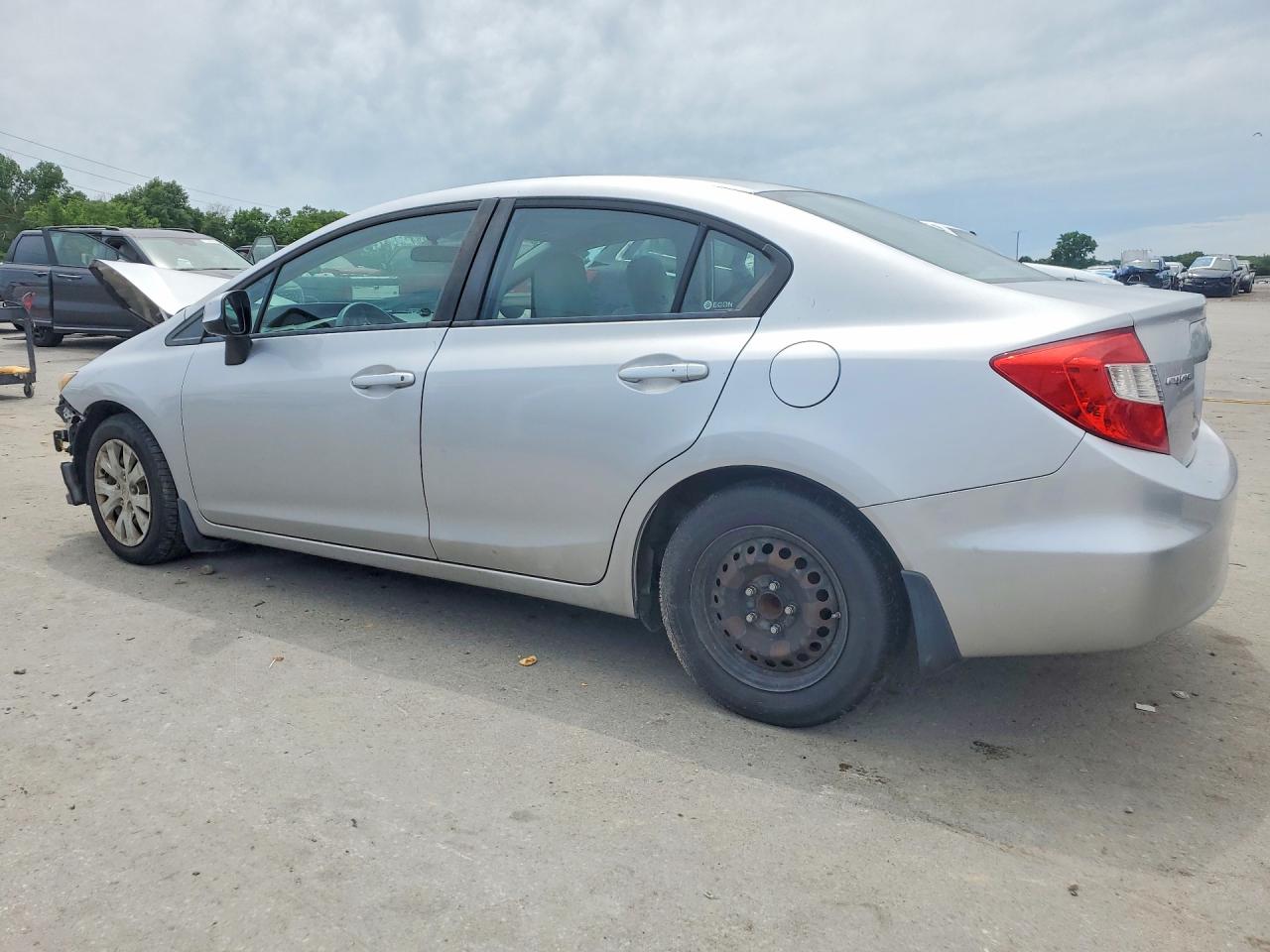 2012 Honda Civic Lx Серебряный vin: 19XFB2F53CE011427