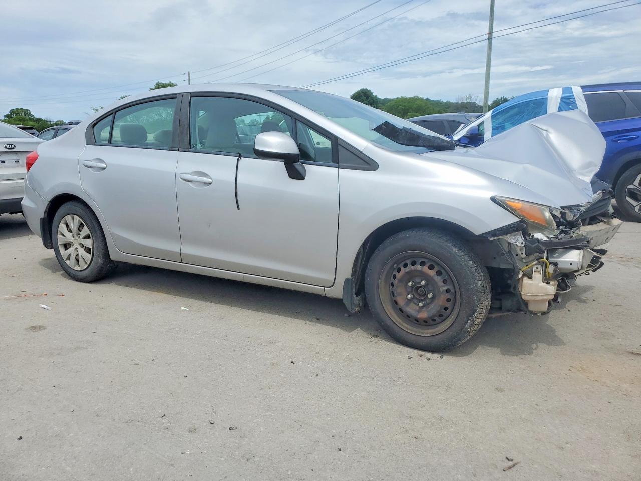 2012 Honda Civic Lx Серебряный vin: 19XFB2F53CE011427