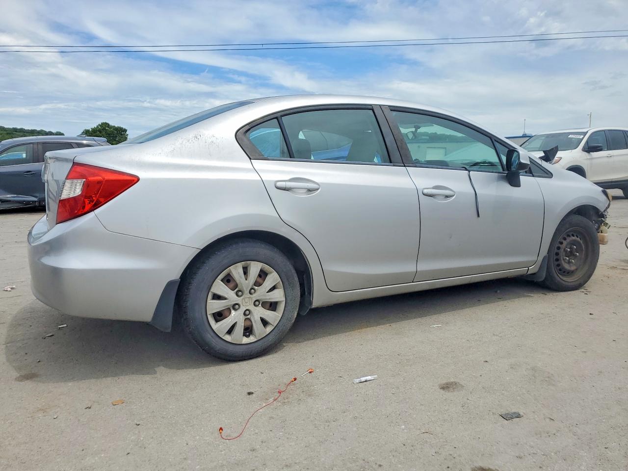 2012 Honda Civic Lx Серебряный vin: 19XFB2F53CE011427