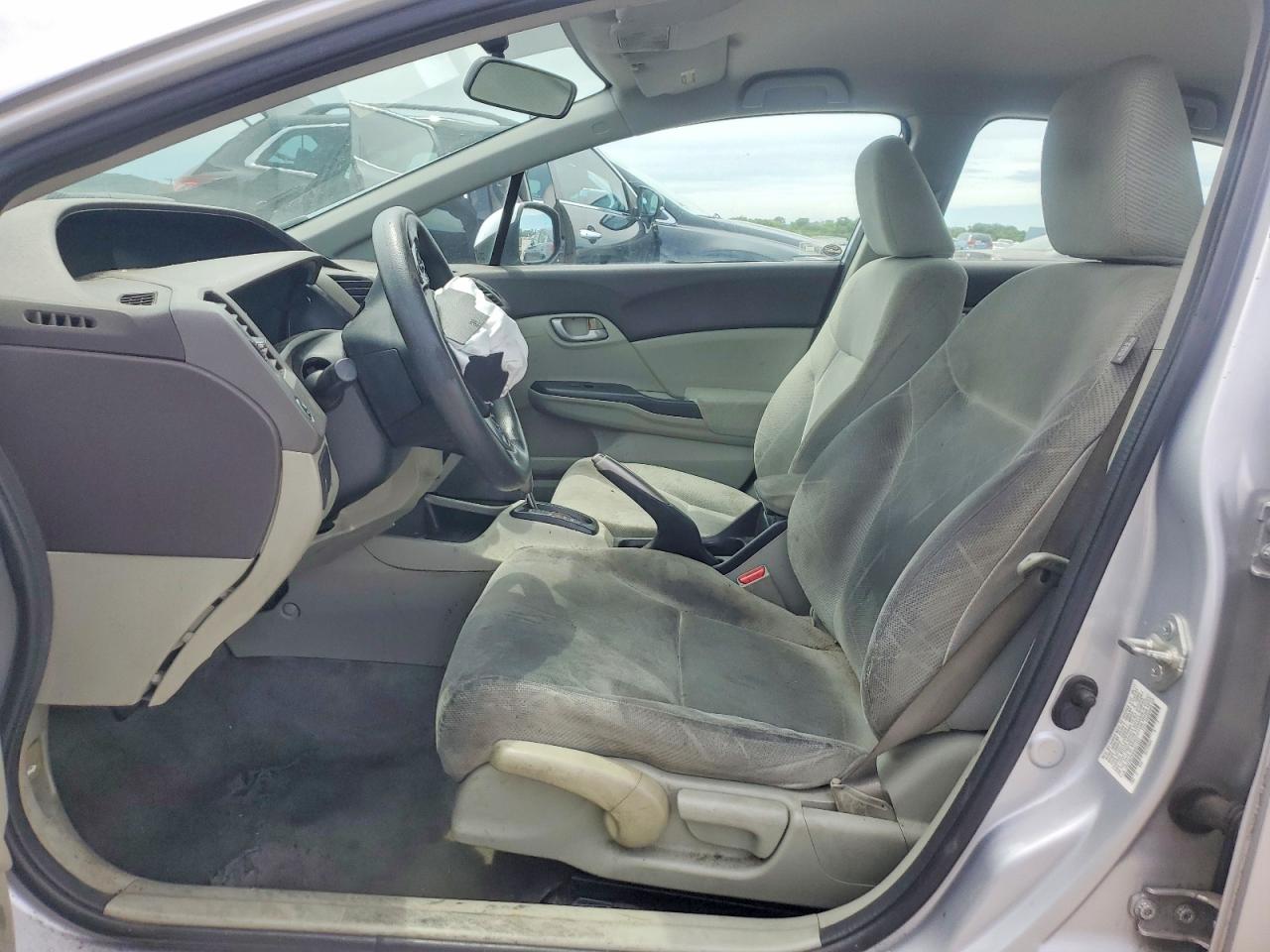 2012 Honda Civic Lx Серебряный vin: 19XFB2F53CE011427