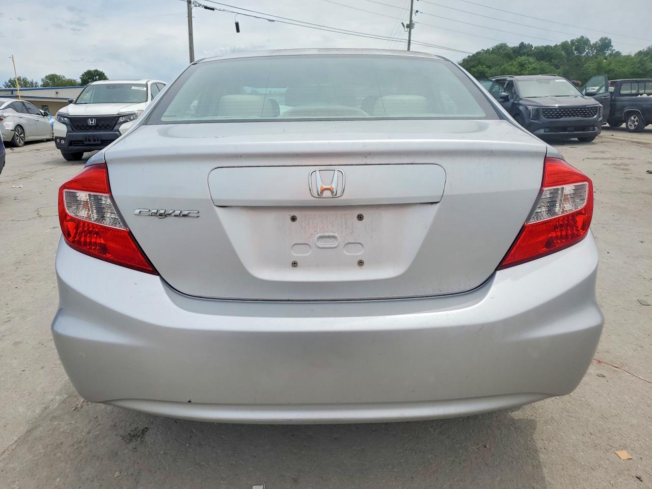 2012 Honda Civic Lx Серебряный vin: 19XFB2F53CE011427