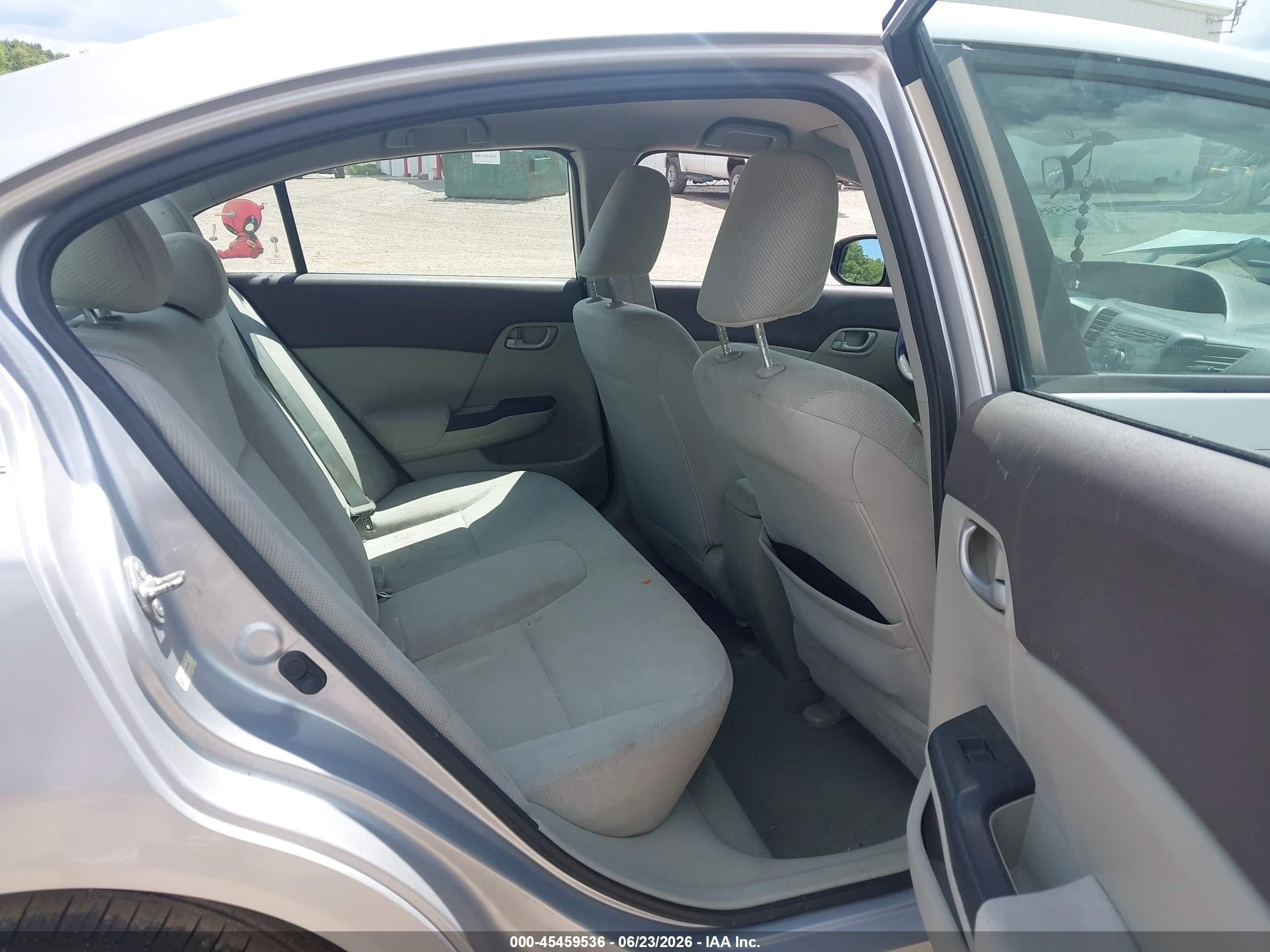 2012 Honda Civic Lx Серебряный vin: 19XFB2F53CE041608