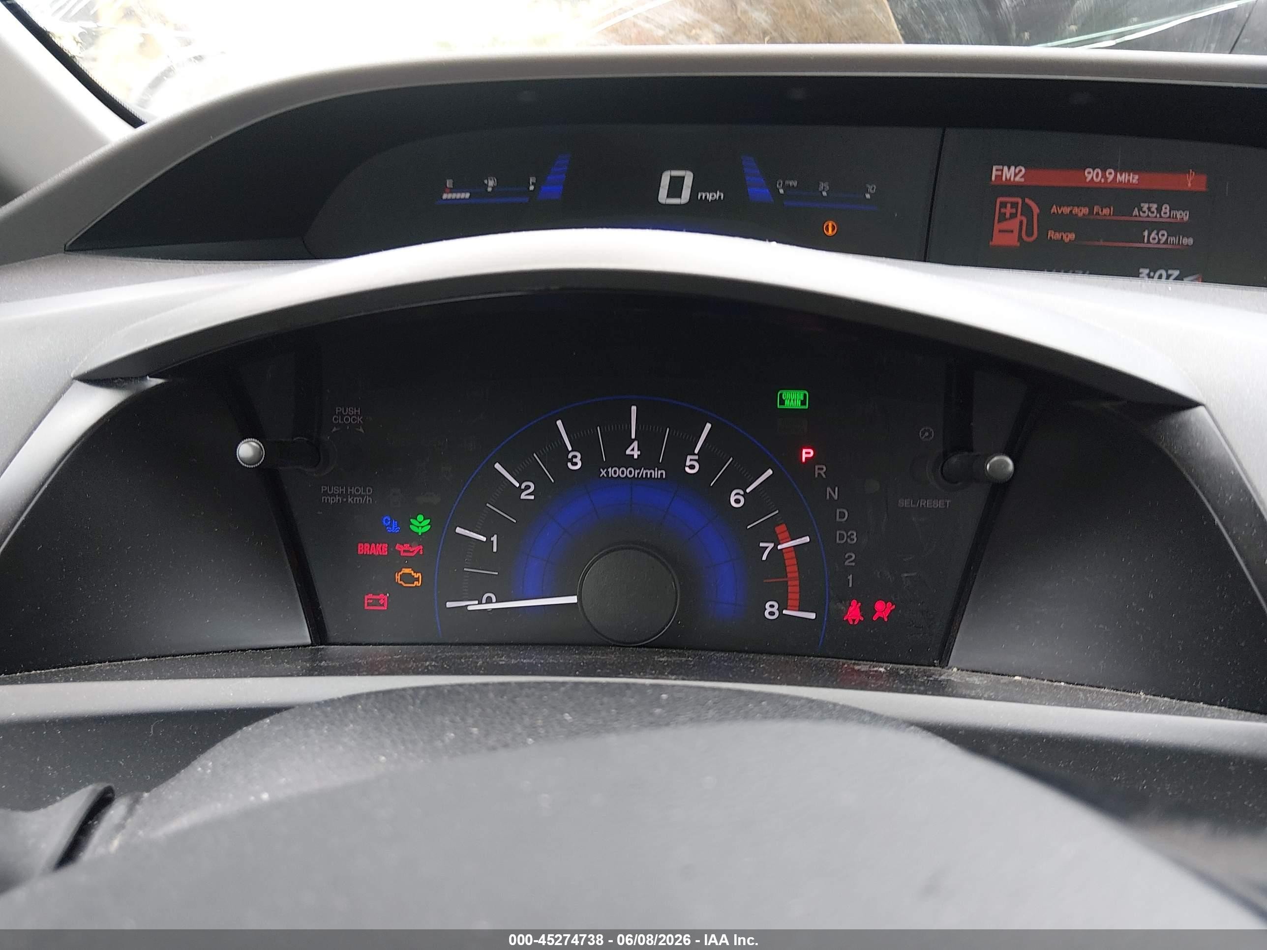 2012 Honda Civic Lx Silver vin: 19XFB2F53CE058408