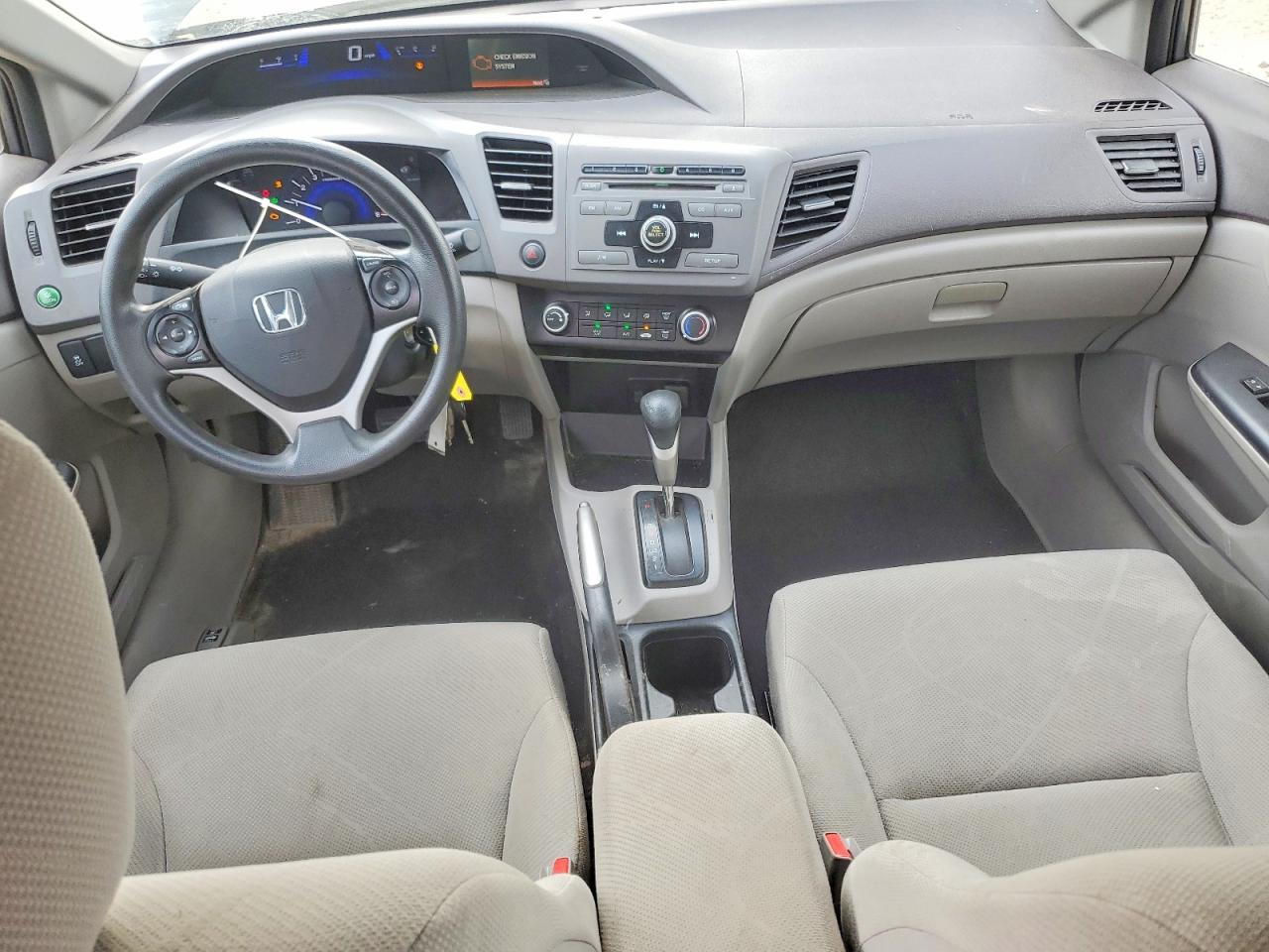 2012 Honda Civic Lx Silver vin: 19XFB2F53CE074043