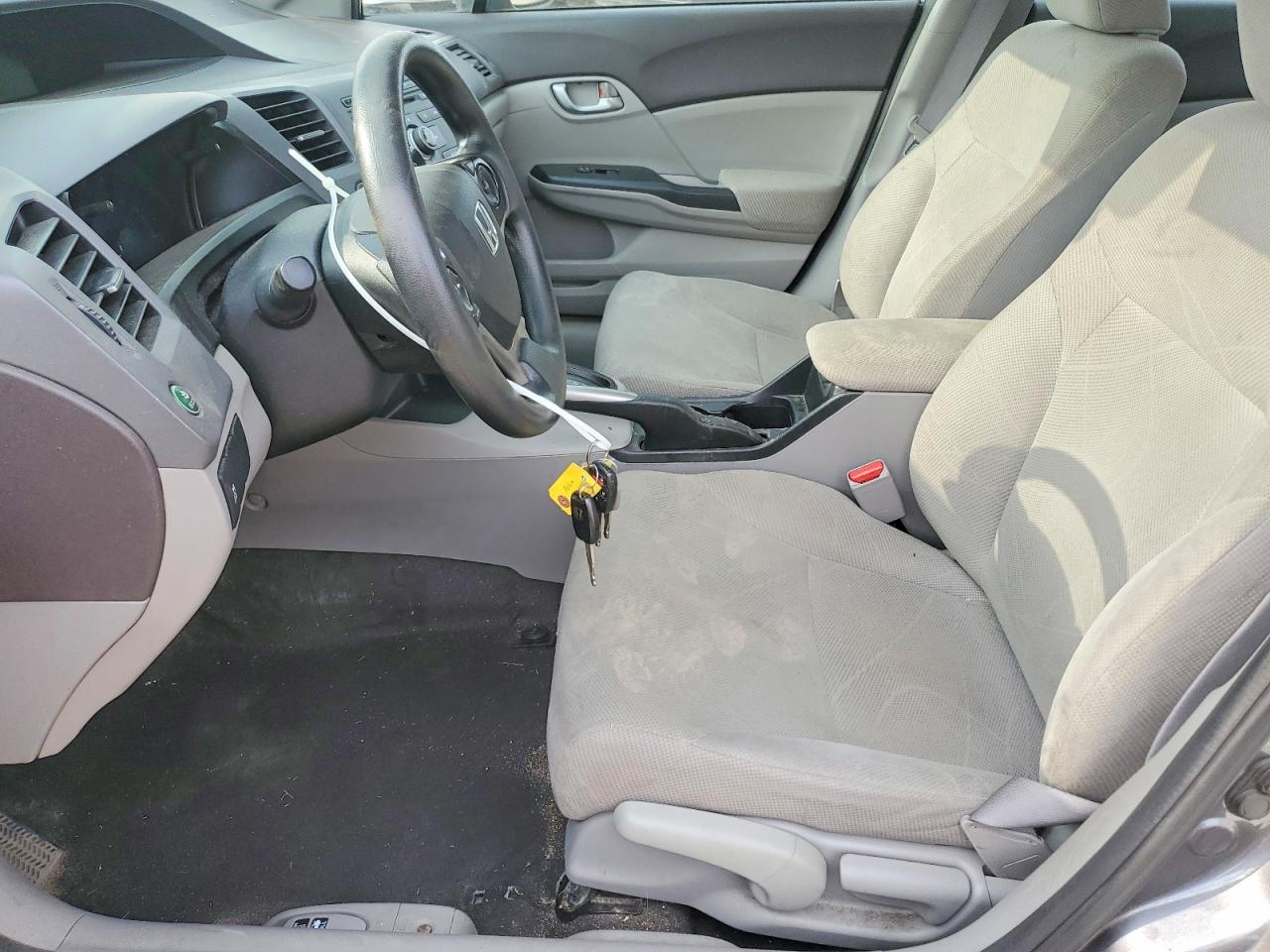2012 Honda Civic Lx Silver vin: 19XFB2F53CE074043